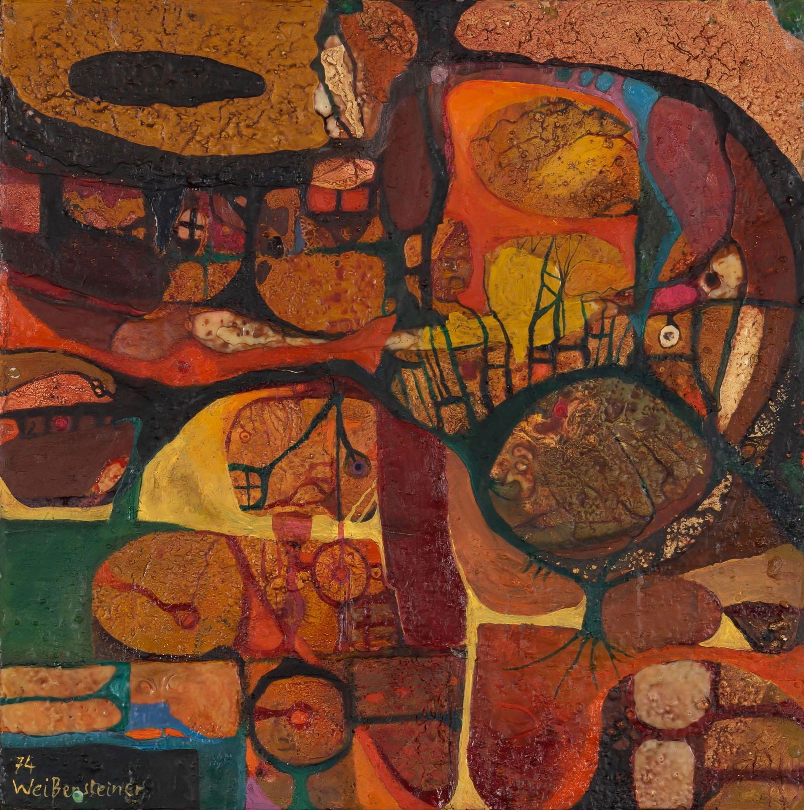 Dorothea Weissensteiner Austrian, b. 1927 The Red Tree, 1974 (1 of 4)