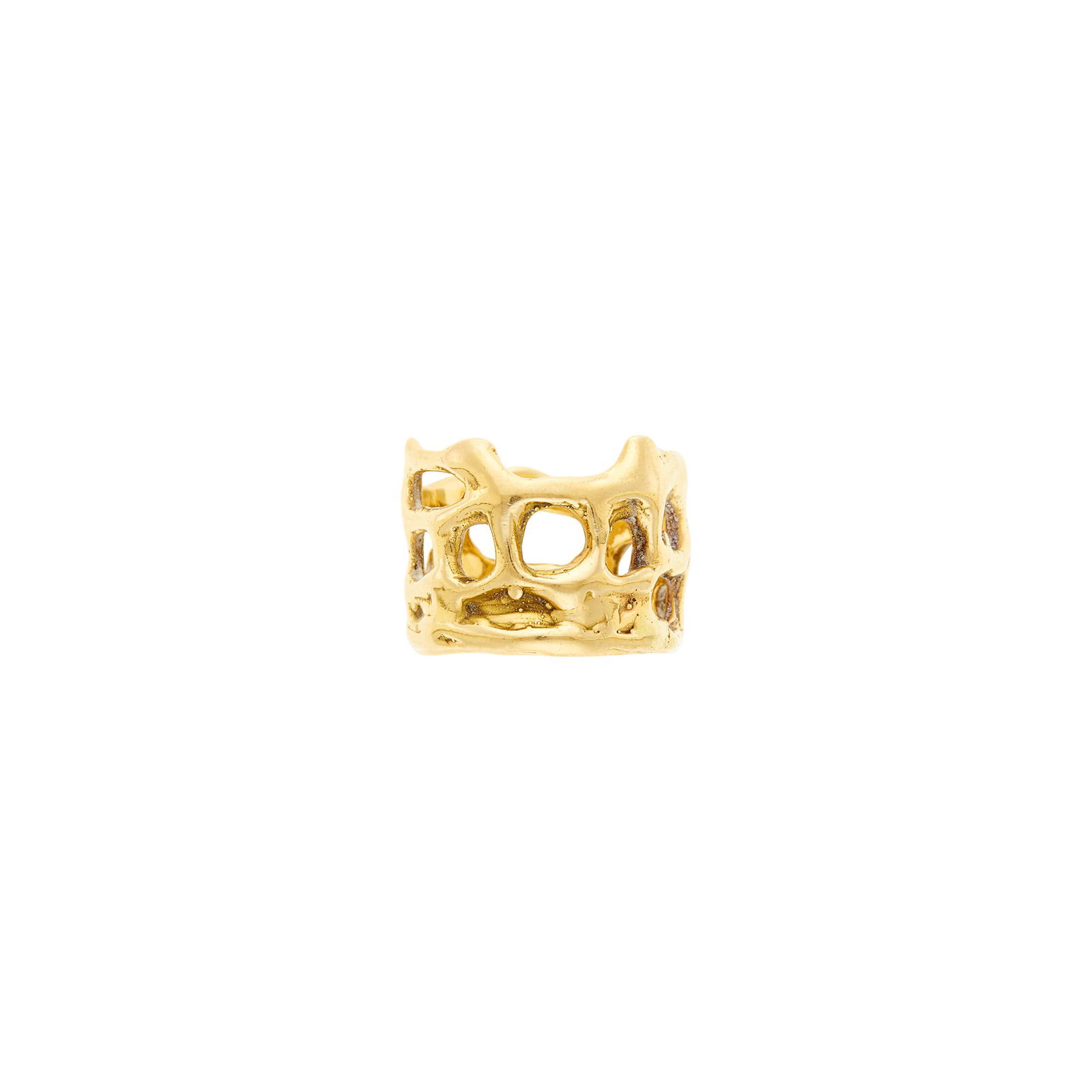 Charles Loloma Freeform Gold Band Ring (1 of 4)