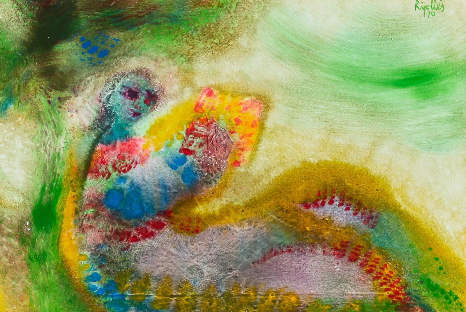 Juan Garcia Ripolles Spanish, b. 1932 Figure Reading, 1970 (1 of 4)