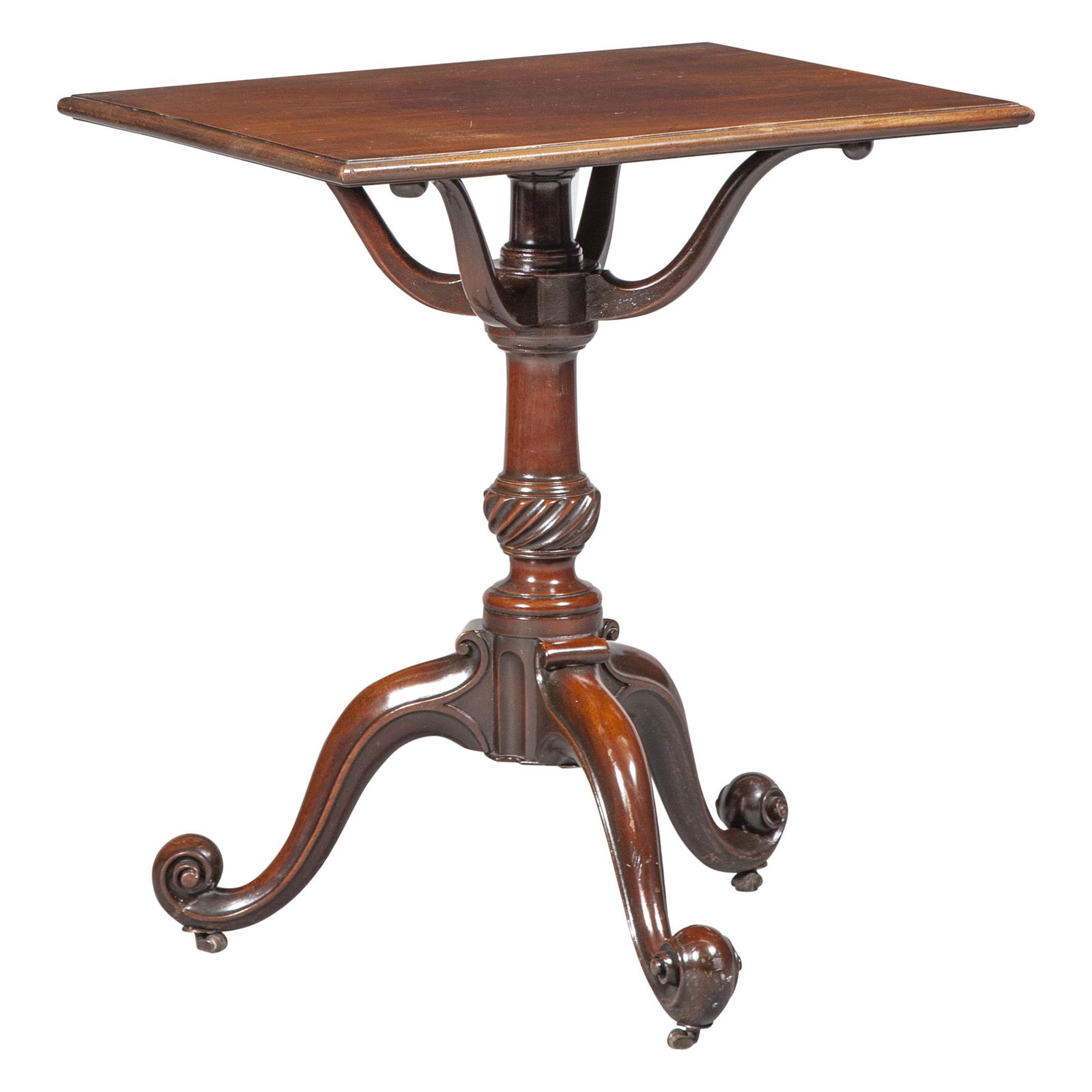 George III Style Mahogany Tripod Table (1 of 5)