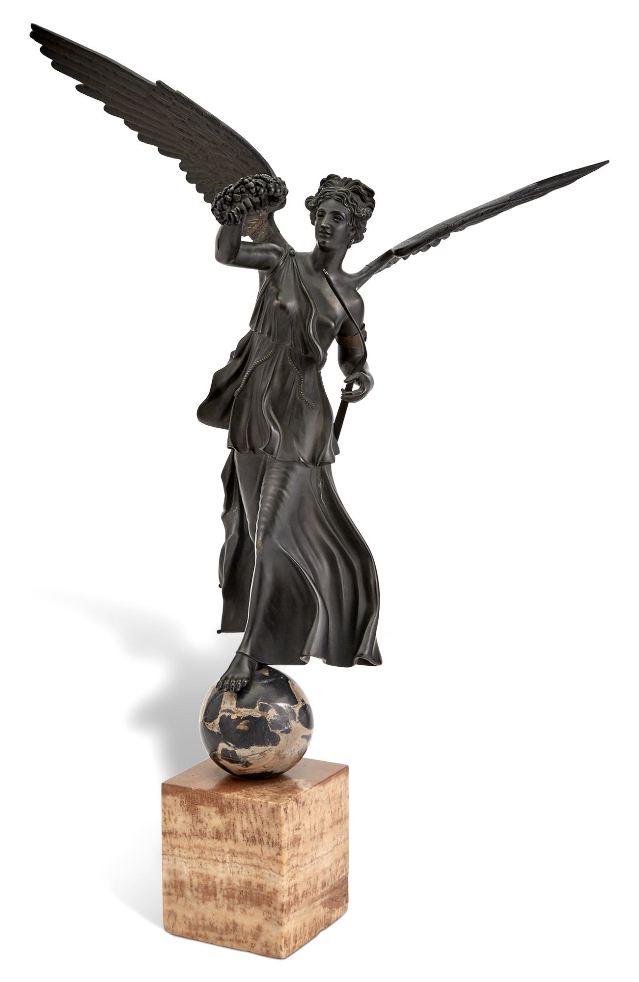 Bronze, Marble and Onxy Figure of Winged Victory (1 of 5)
