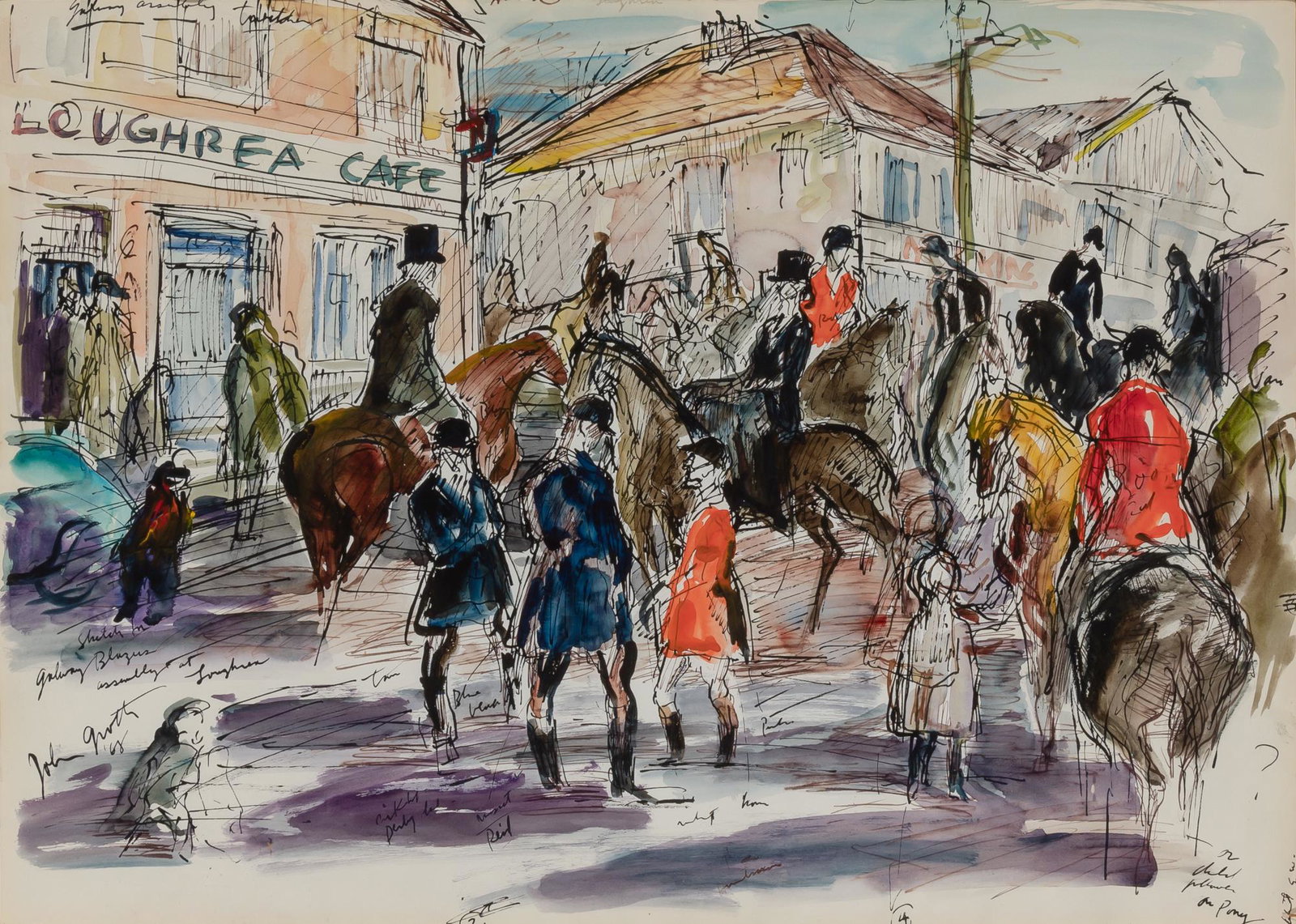 John Groth American, 1908-1988 Riders, 1968 (1 of 4)