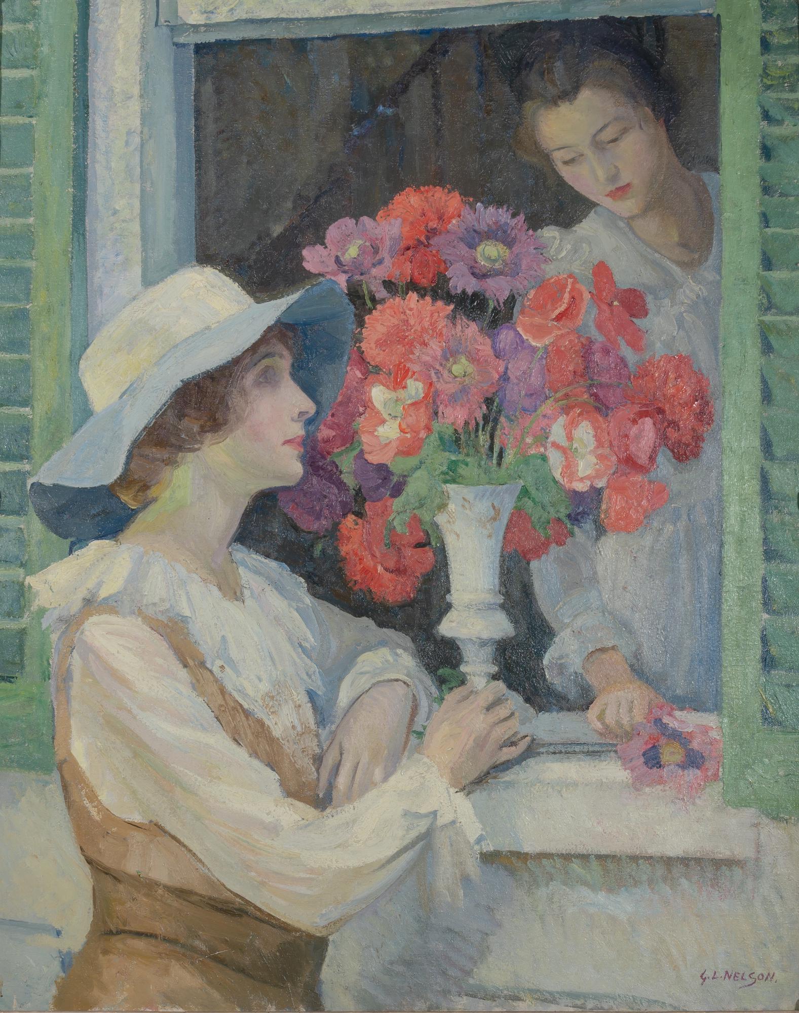 George Laurence Nelson American, 1887-1978 At the Window (1 of 3)