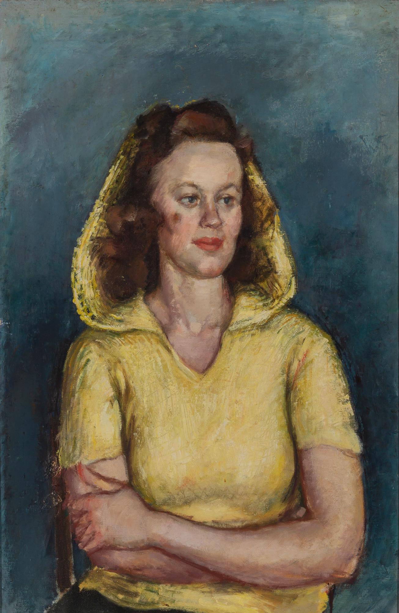 Simka Simkhovitch Russian/Ukrainian/American, 1893-1949 Portrait of a Woman in Yellow (1 of 3)