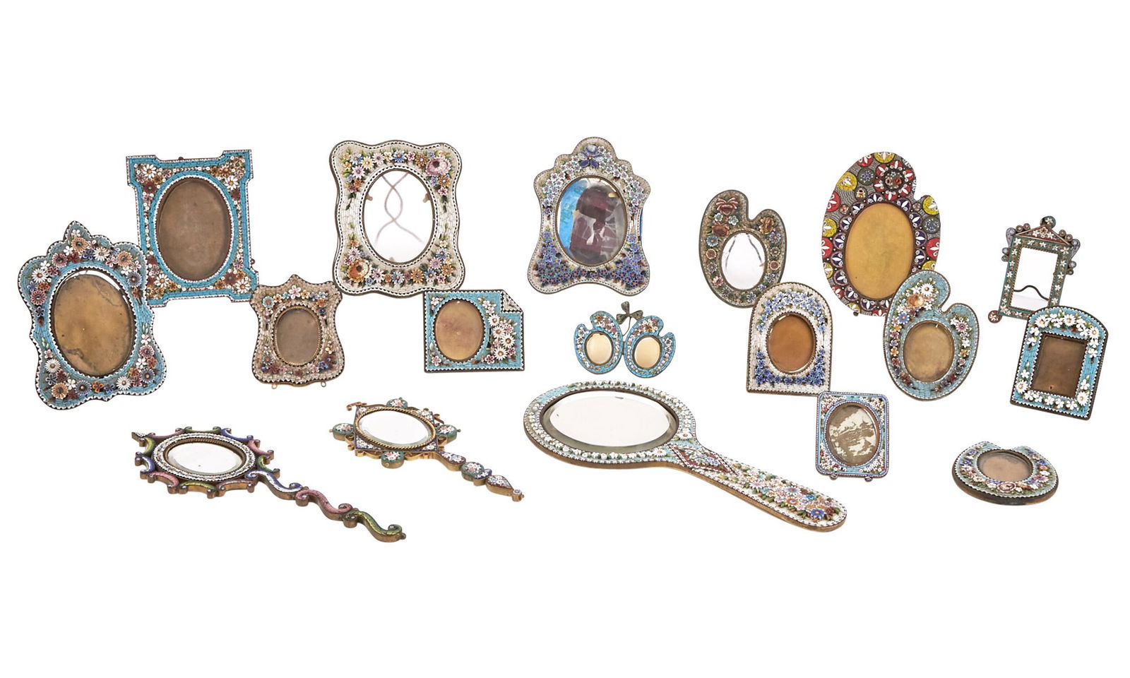 Group of Italian Micromosaic Floral Decorated Articles (1 of 5)