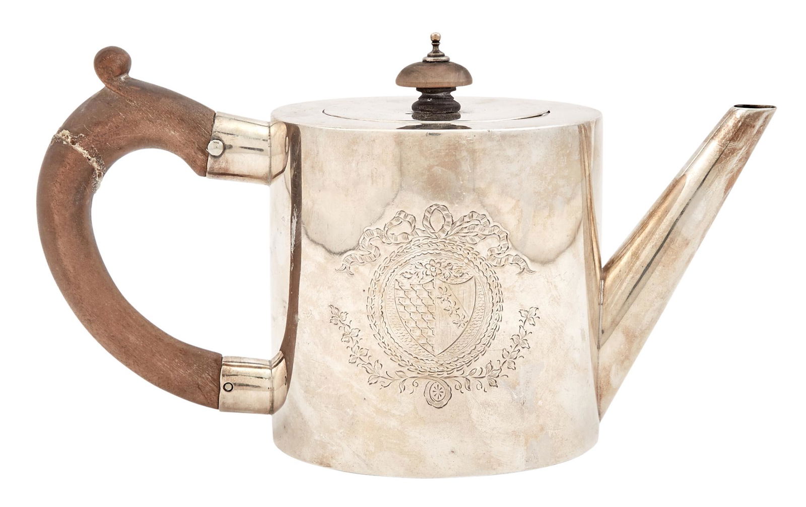 George III Sterling Silver Teapot (1 of 3)