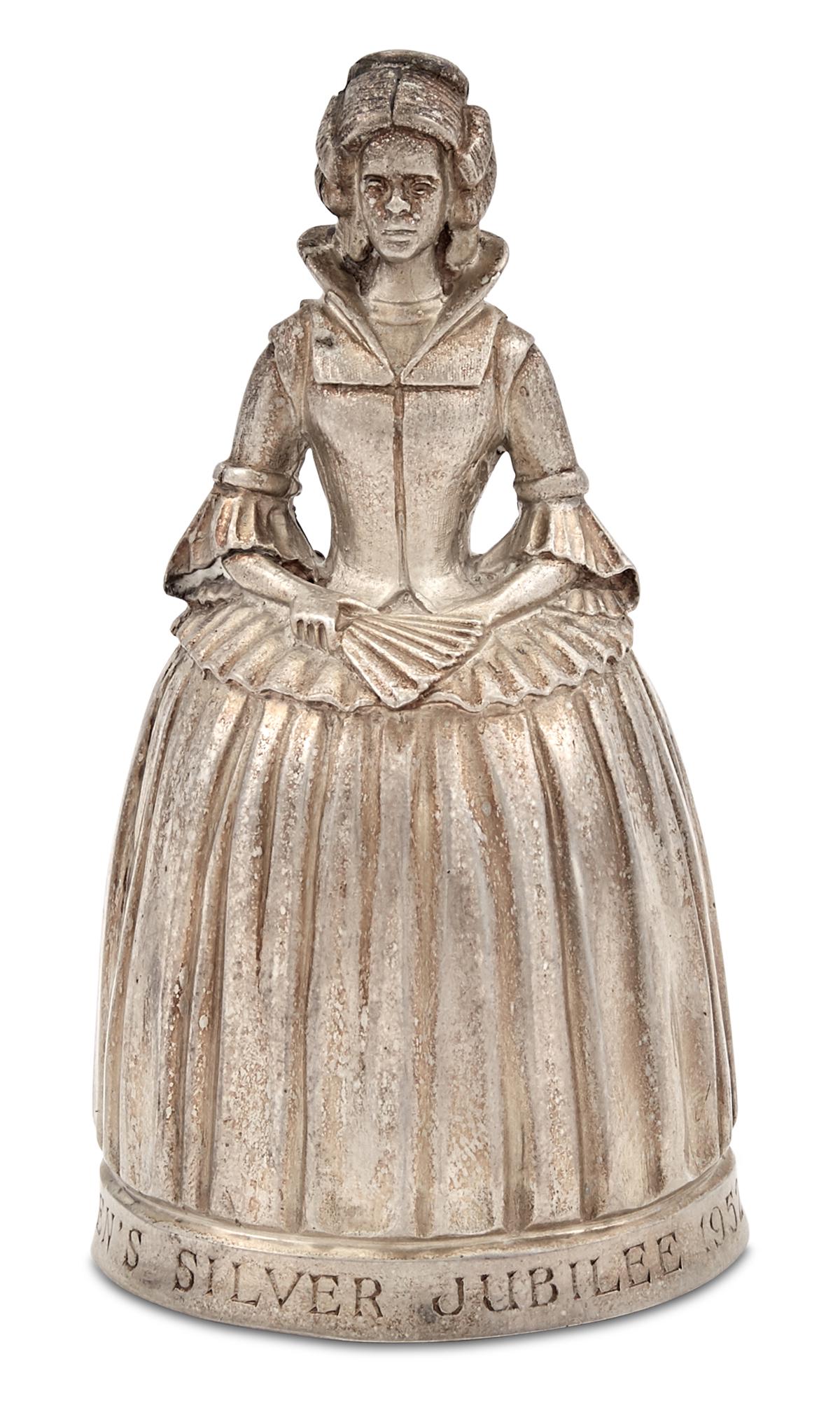 Asprey Sterling Silver Silver Jubilee Table Bell (1 of 5)