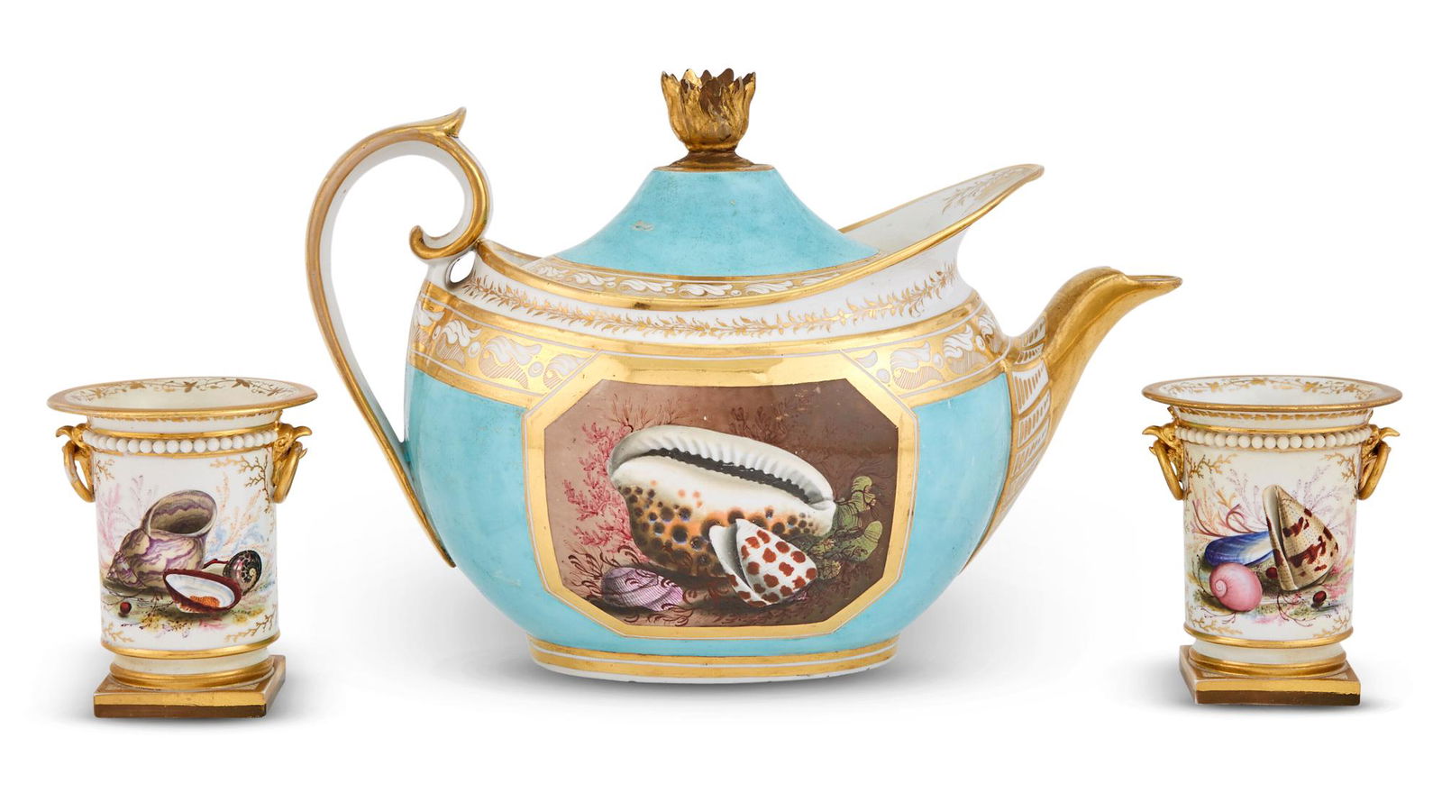 Three Pieces of Flight Barr and Barr Porcelain (1 of 5)