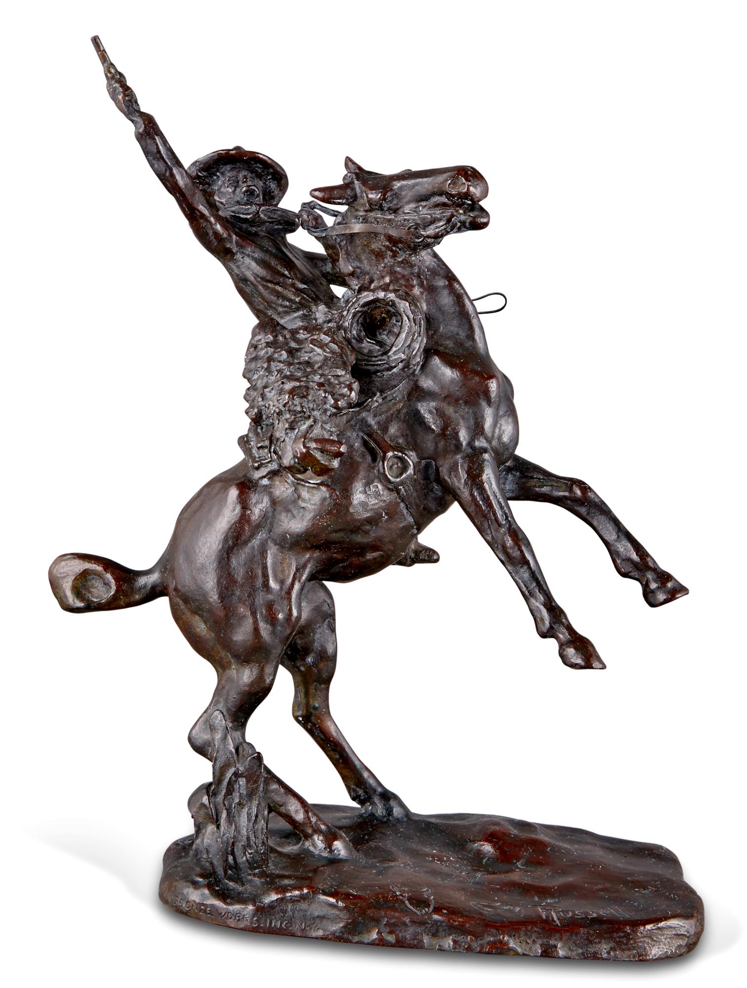 Charles Marion Russell American, 1864-1926 Smoking Up (1 of 6)