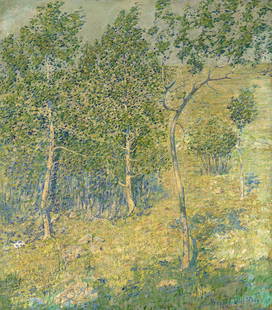 Preston Dickinson: Preston Dickinson American, 1891-1930 Trees, 1910 Signed Preston Dickinson and dated 1910 (lr) Oil on canvas 27 x 24 inches (68.6 x 61 cm) Exhibited: New York, Whitney Museum of American Art, Preston