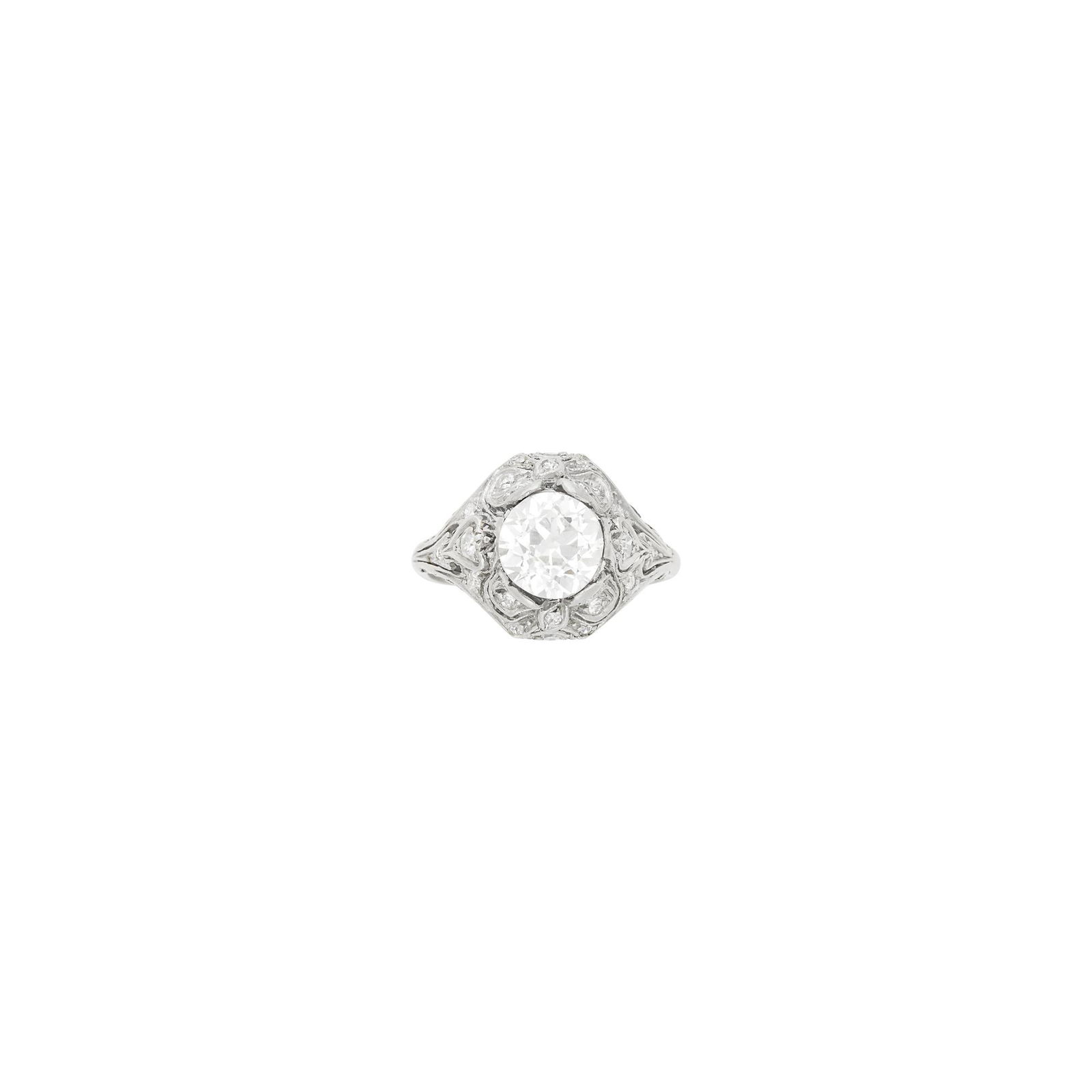 Platinum and Diamond Ring (1 of 2)