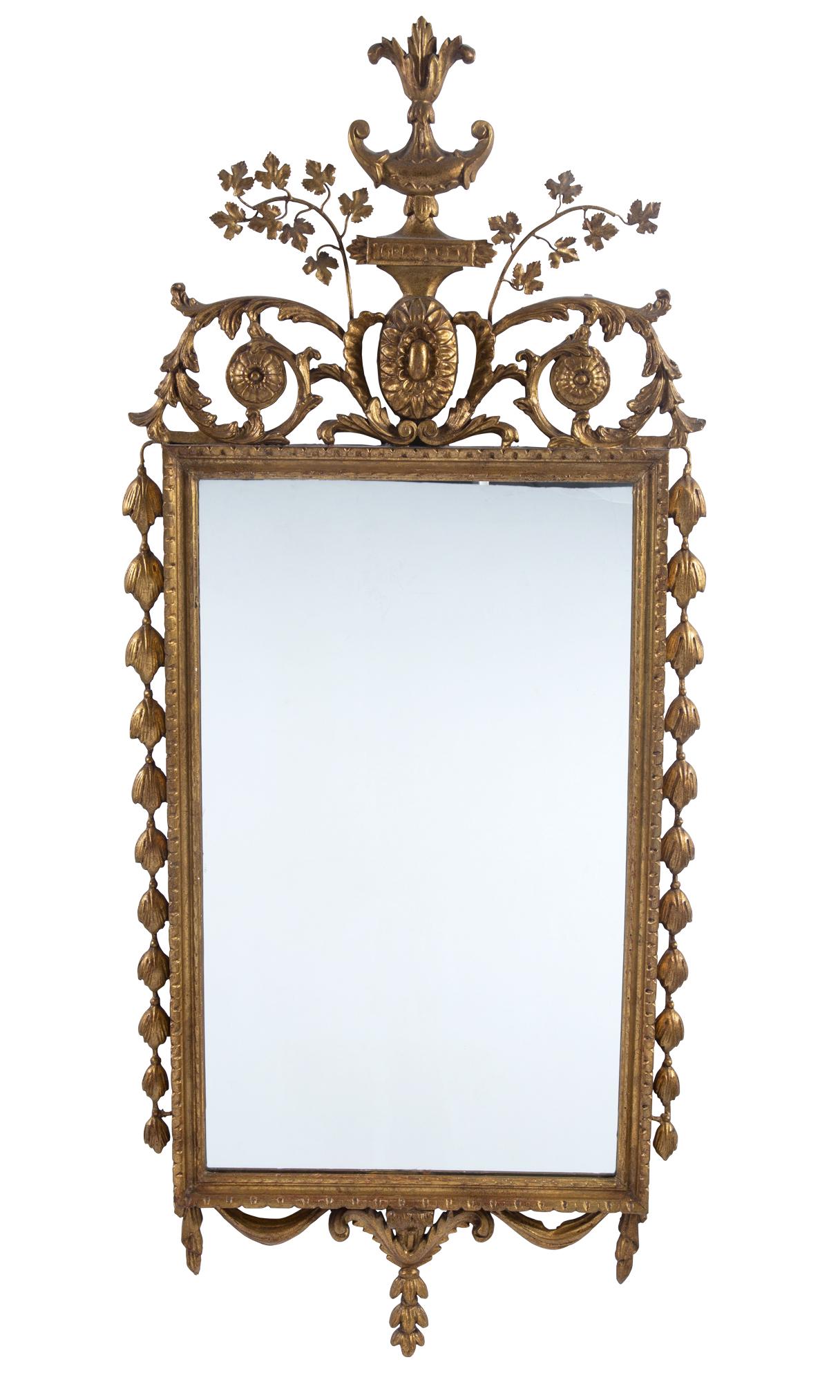 George III Style Giltwood Mirror (1 of 5)