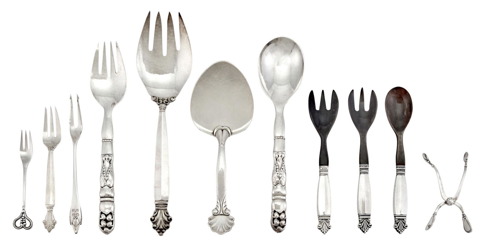 Group of Georg Jensen Sterling Silver Serving Utensils (1 of 3)