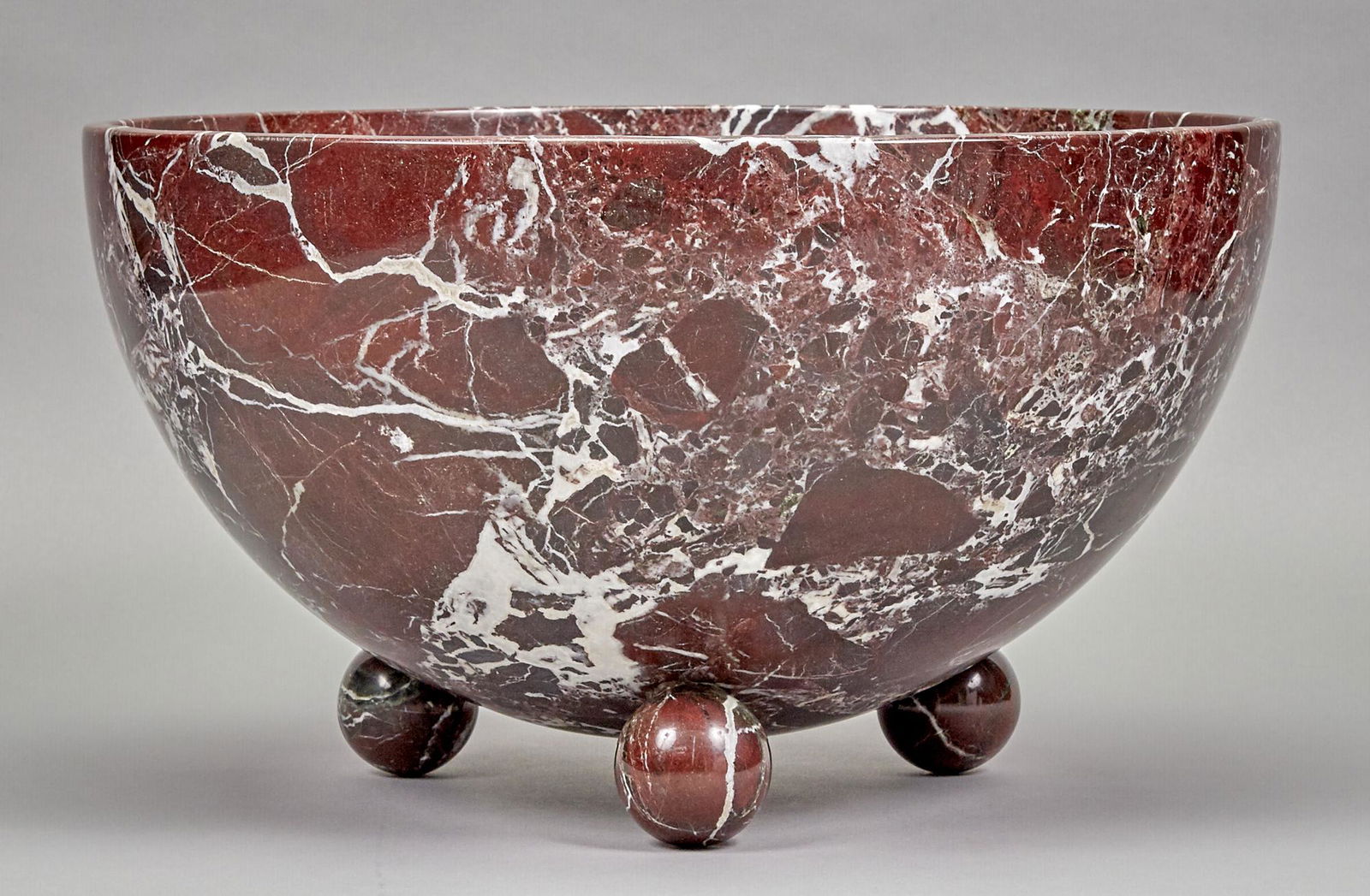 Donghia Carved Marble Centerpiece Bowl (1 of 6)