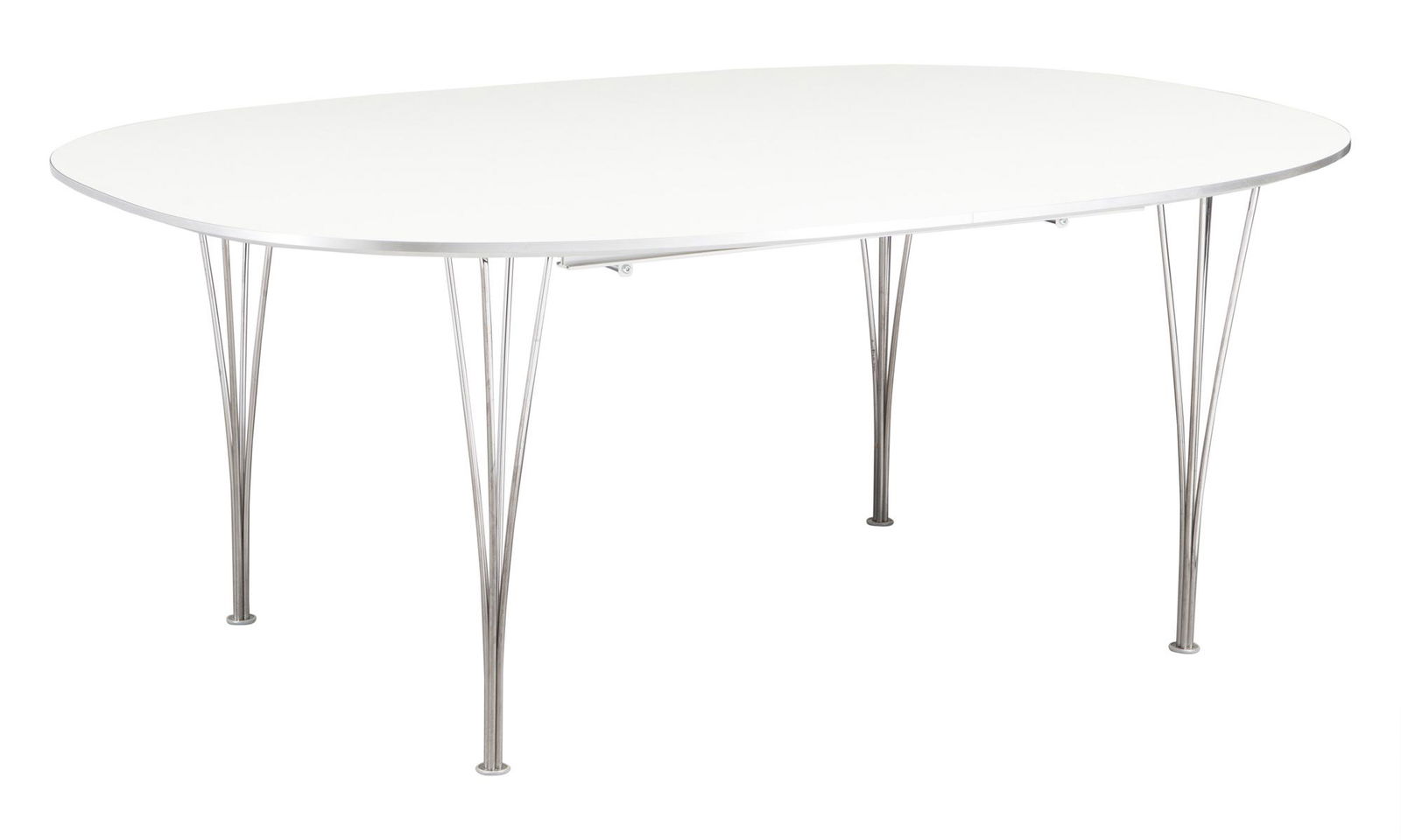 Piet Hein, Bruno Mathsson & Arne Jacobsen Laminate and Metal Superellipse Dining Table (1 of 9)