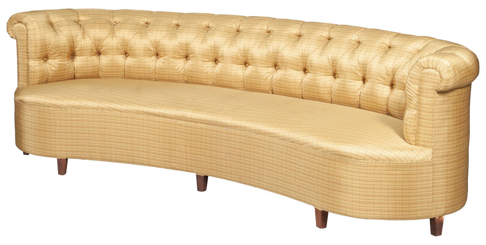 Button Tufted Upholstered Sofa (1 of 7)