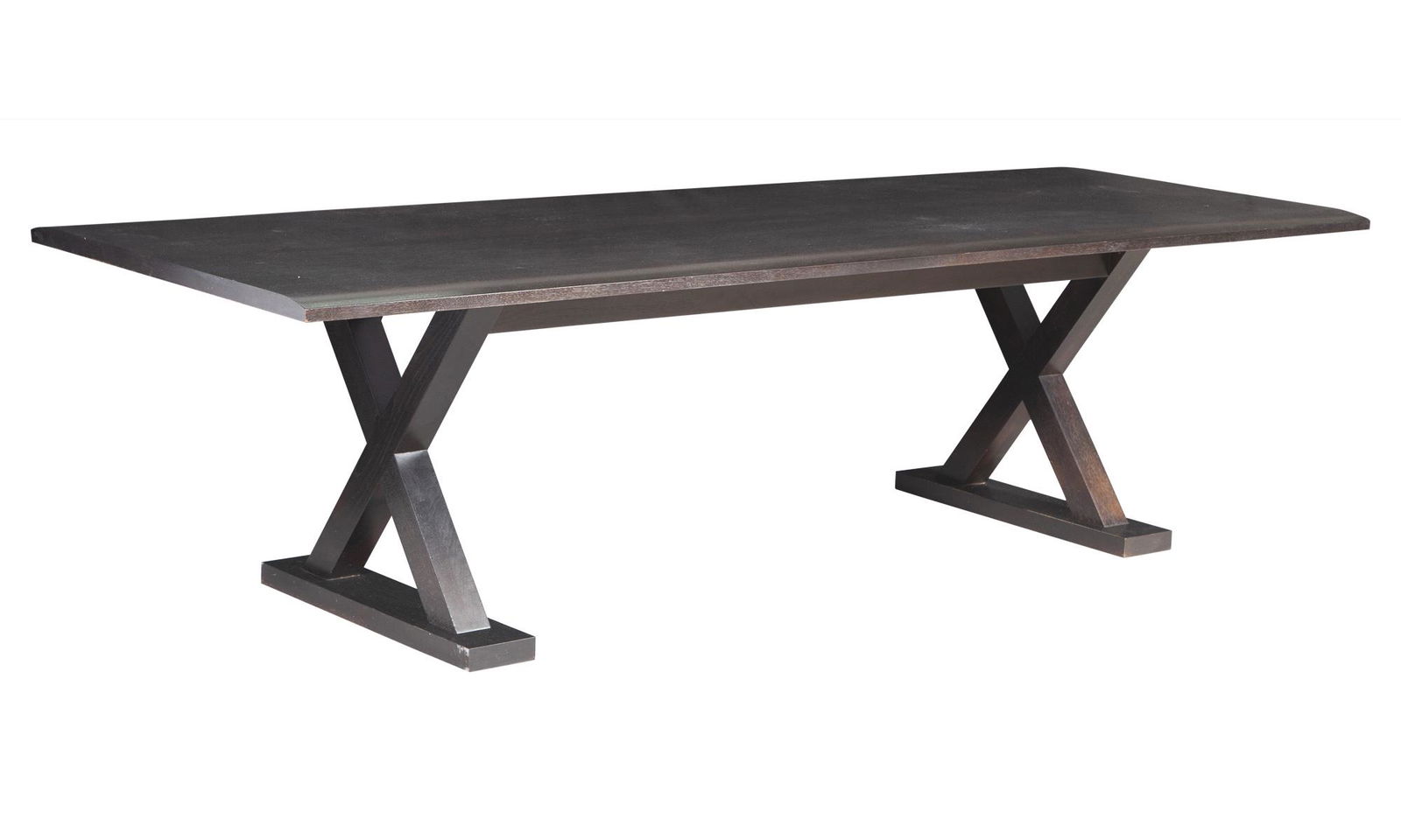 Christian Liaigre for Holly Hunt Dark Stained Oak Courier Dining Table (1 of 9)