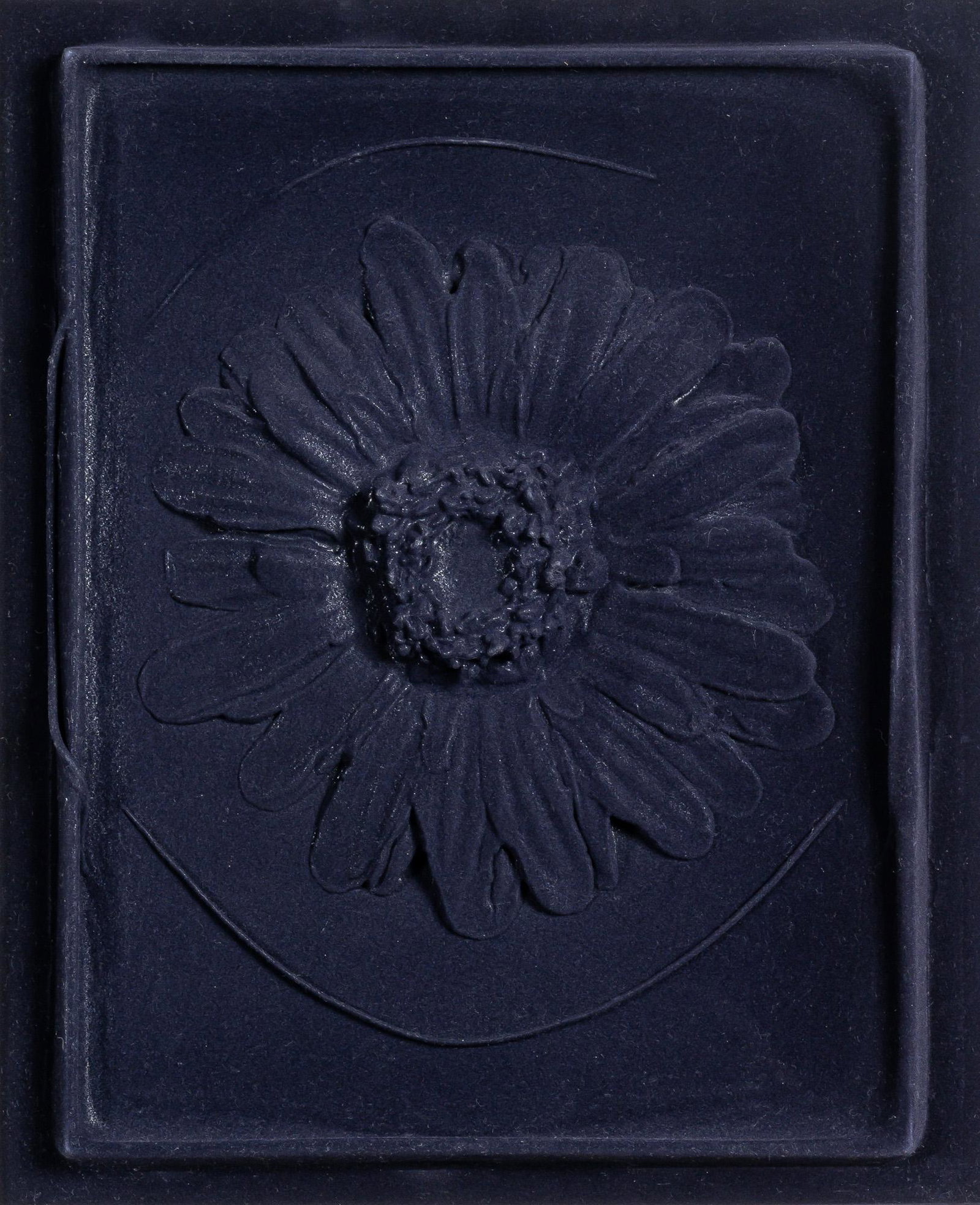 Seth Price American, b. 1973 Untitled (Black Velvet Flower), 2006: Seth Price American, b. 1973 Untitled (Black Velvet Flower), 2006 Vacuum formed high impact polystyrene 20 x 16 1/2 inches (50.8 x 41.9 cm) Provenance: Friedrich Petzel Gallery, New York Private colle