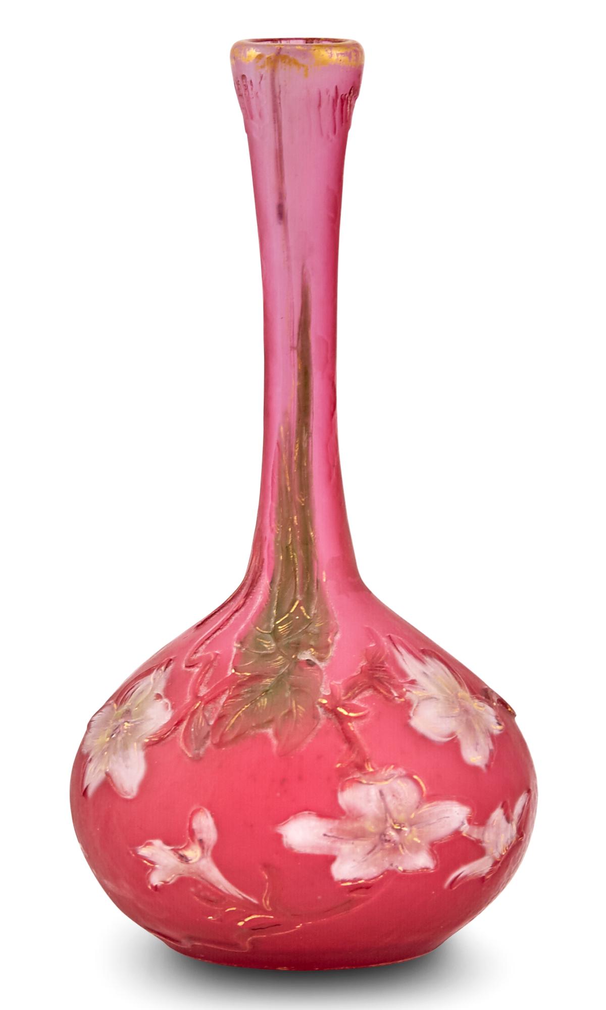 Burgun, Schverer & Cie. (Desiré Christian) Art Nouveau Wheel-Carved and Internally Decorated Cameo (1 of 5)