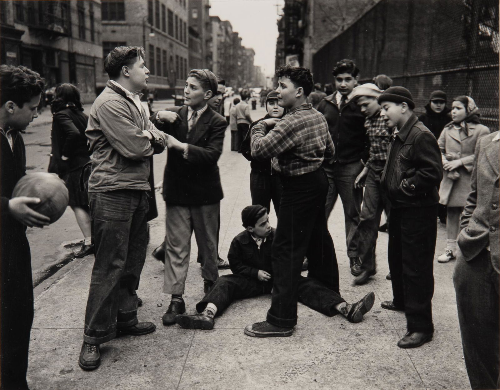 rosenblum-walter-1919-2000-boys-playing-nut-game-pitt-street-ny