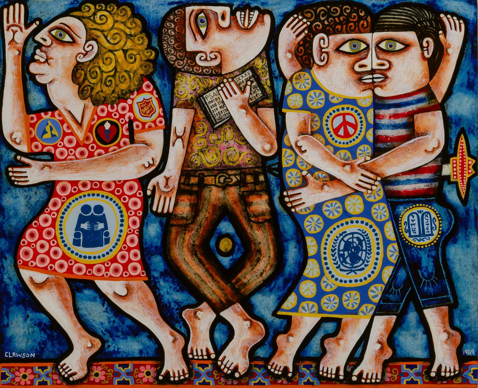 Rex Clawson American, 1929-2007 Four Figures, 1969 (1 of 4)