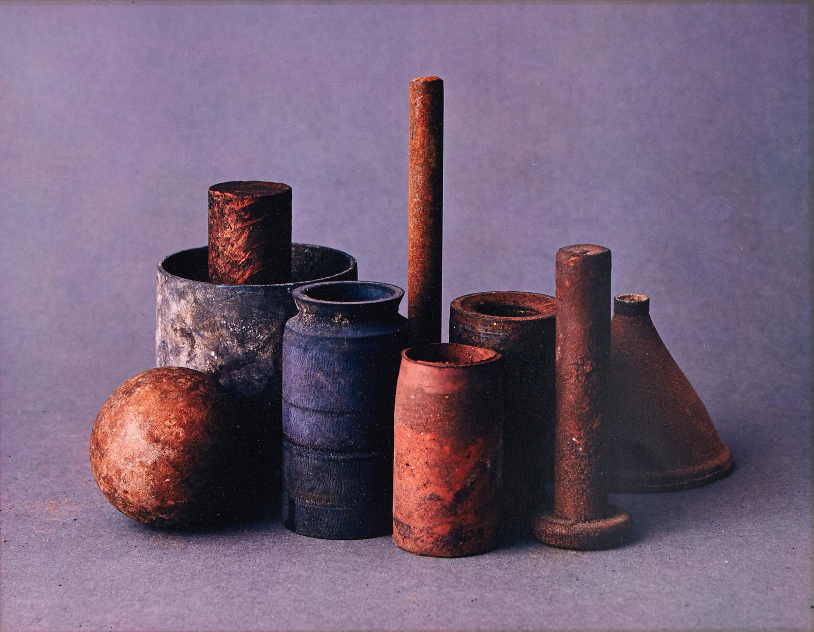 [PHOTOGRAPHY] Three photographs. Comprising: GRUEN, JOHN. Spindle And Cups, 1983. (1 of 6)