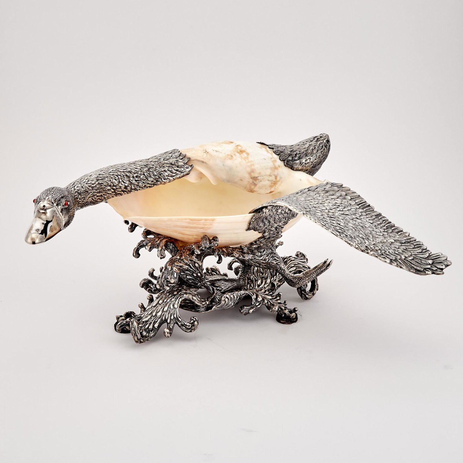 Silver and Shell Flying Goose (1 of 3)