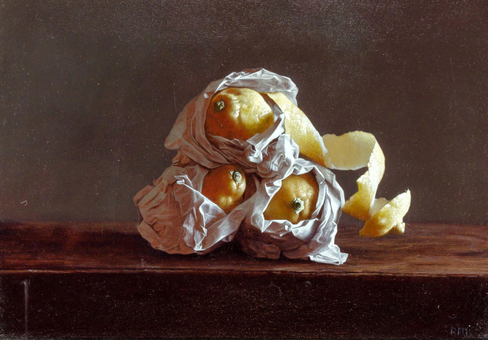 Richard Murdock American, b. 1953 Wrapped Lemons (1 of 4)