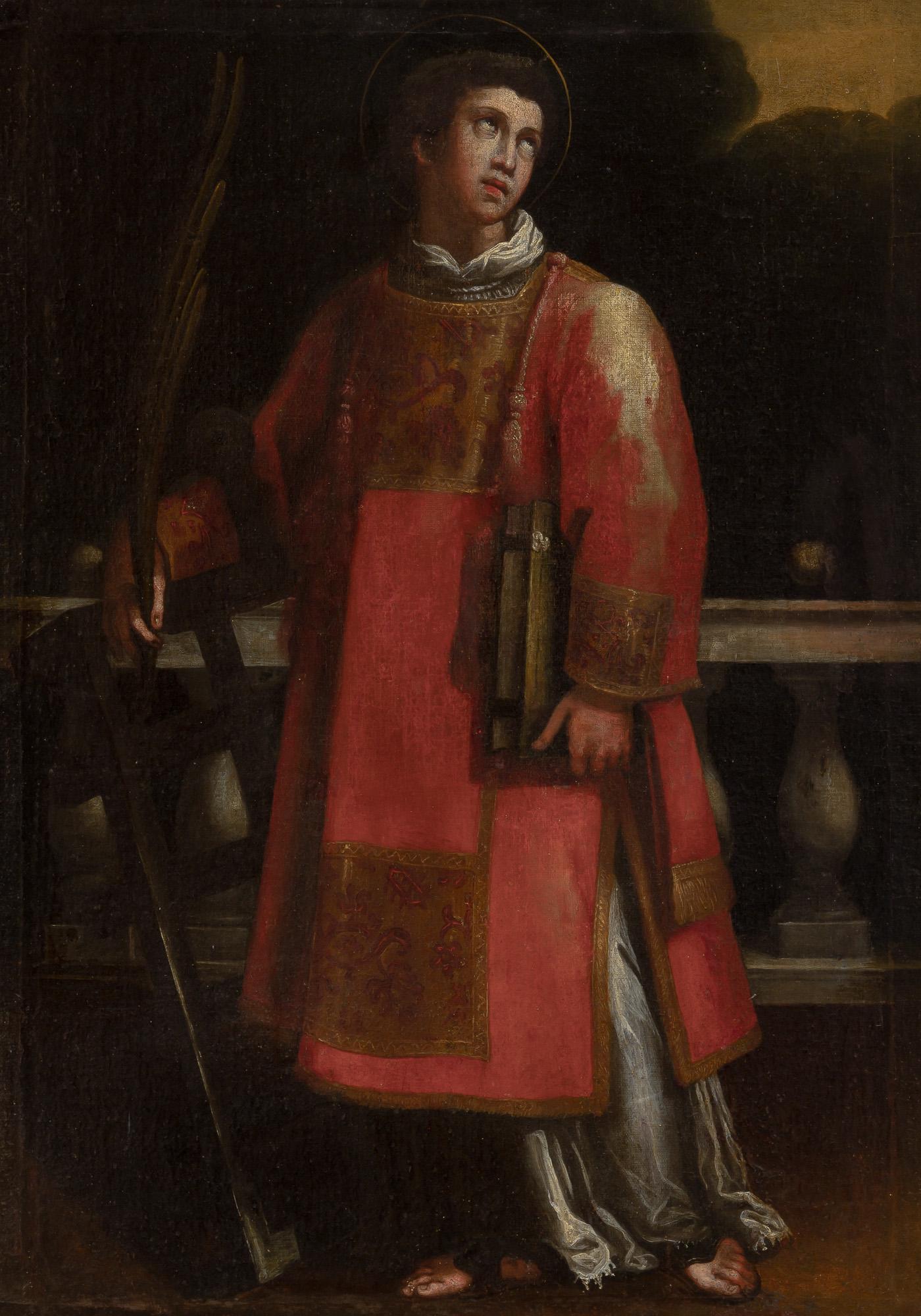 Italian School 17th Century Saint Lawrence as a Deacon of the Roman Church (1 of 3)