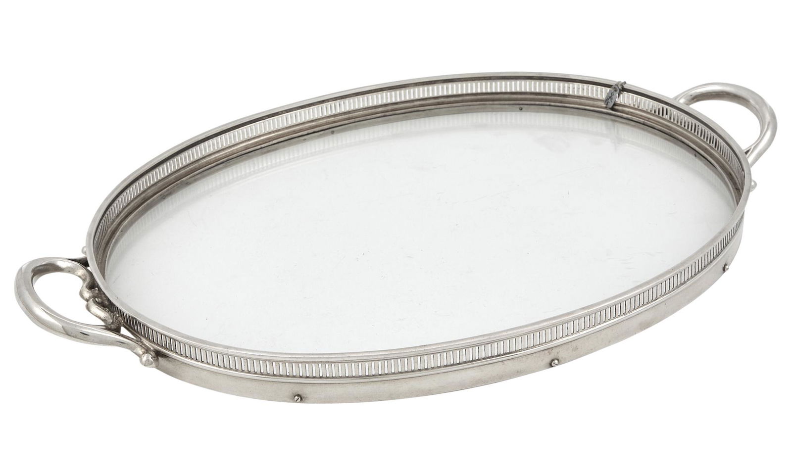 Austrian Silver and Glass Drinks Tray (1 of 4)