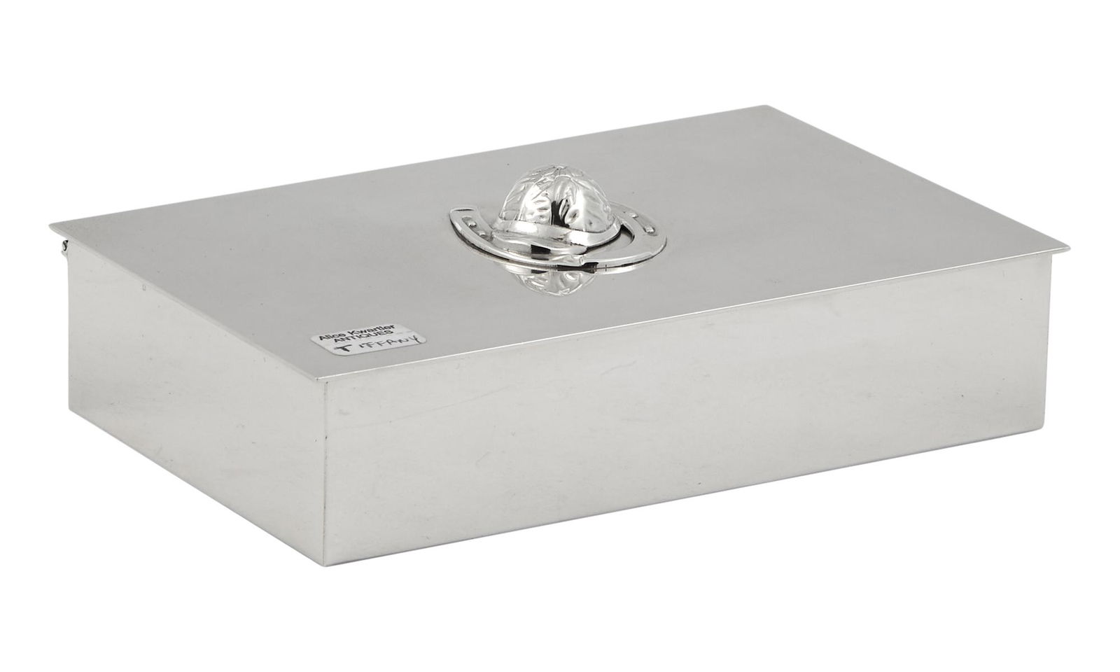 Equestrian Interest: Novelty Tiffany & Co. Sterling Silver Table Cigarette Box (1 of 5)