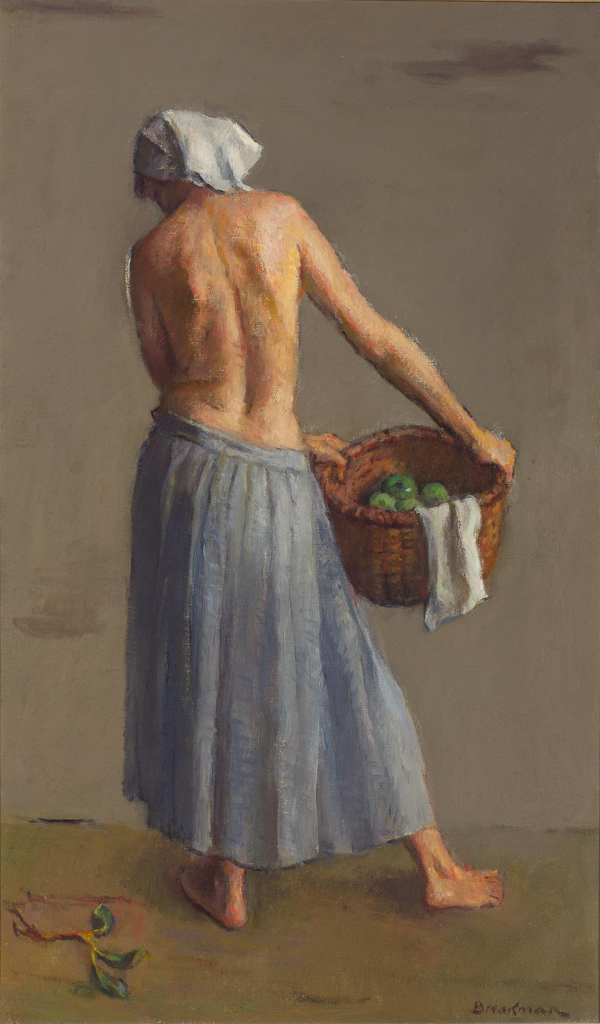 Robert Brackman American, 1898-1980 In Gray Light: Robert Brackman American, 1898-1980 In Gray Light Signed Brackman (lr); signed Robert Brackman, inscribed Noank, Conn. and as titled on the reverse Oil on canvas 20 x 12 inches (50.8 x 30.5 cm) C