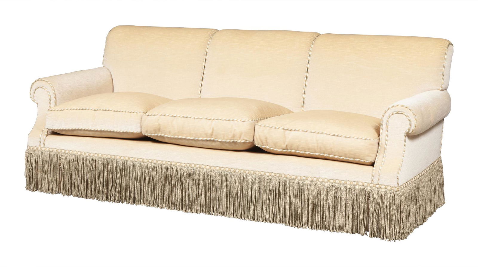 Upholstered Three Cushion Sofa (1 of 6)
