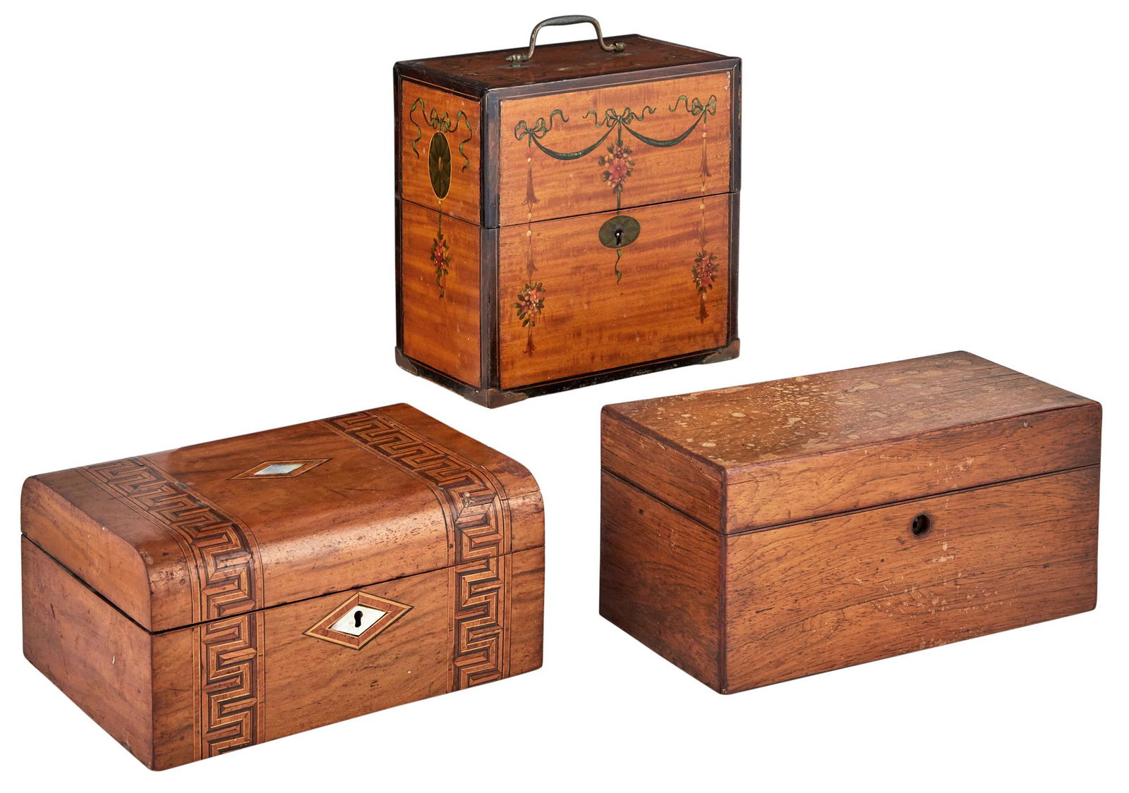Three English Wooden Boxes (1 of 4)