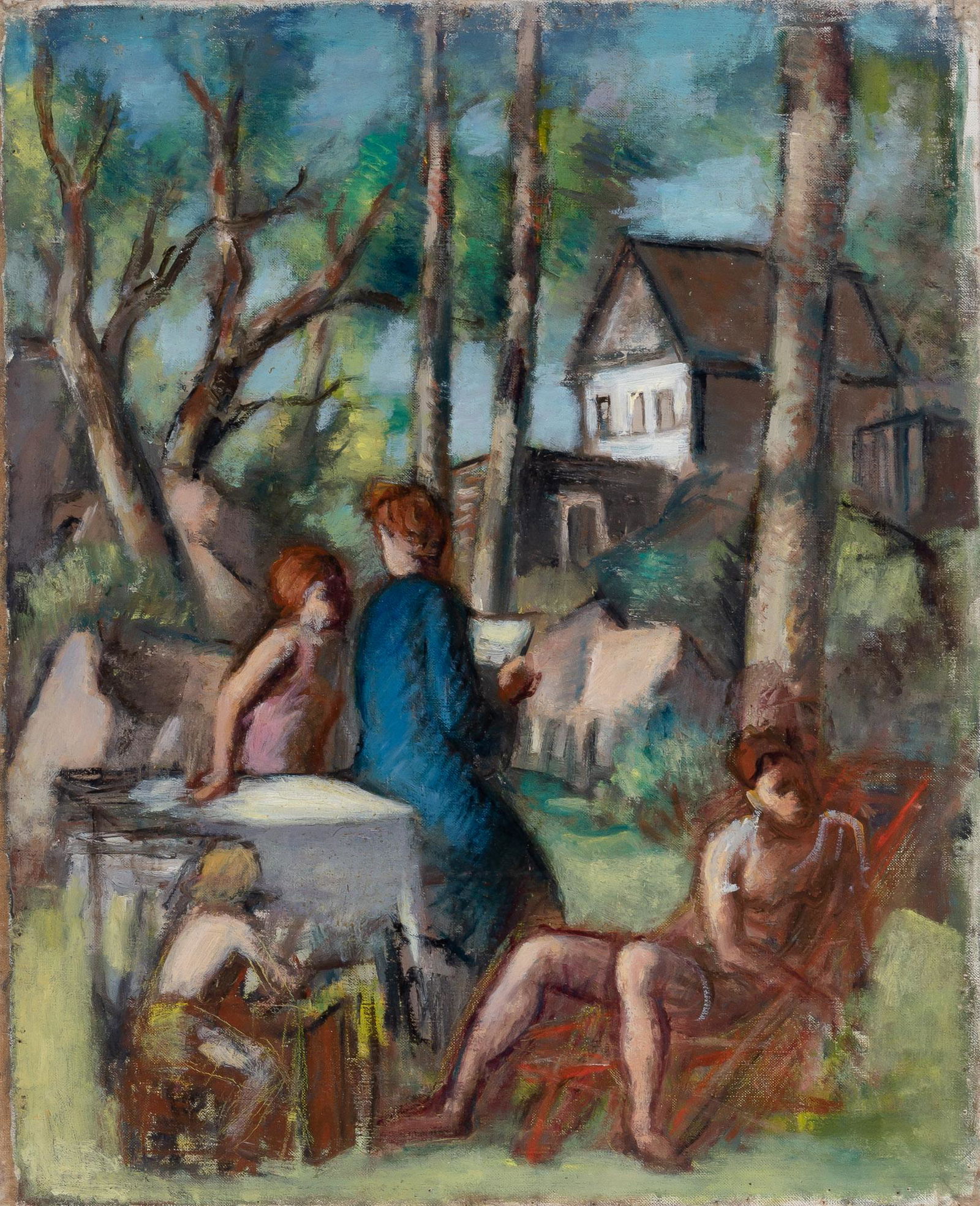 Simka Simkhovitch Russian/American, 1893-1949 Figures in Summer (1 of 2)