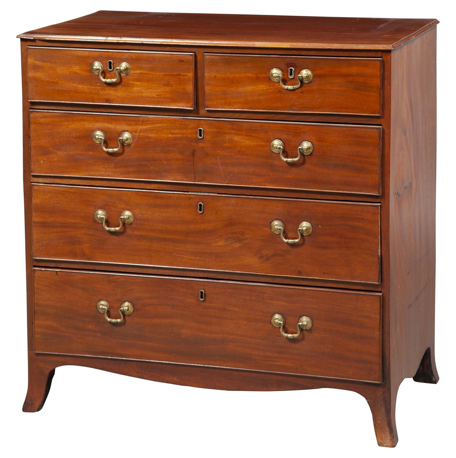 George III Mahogany Chest of Drawers (1 of 4)