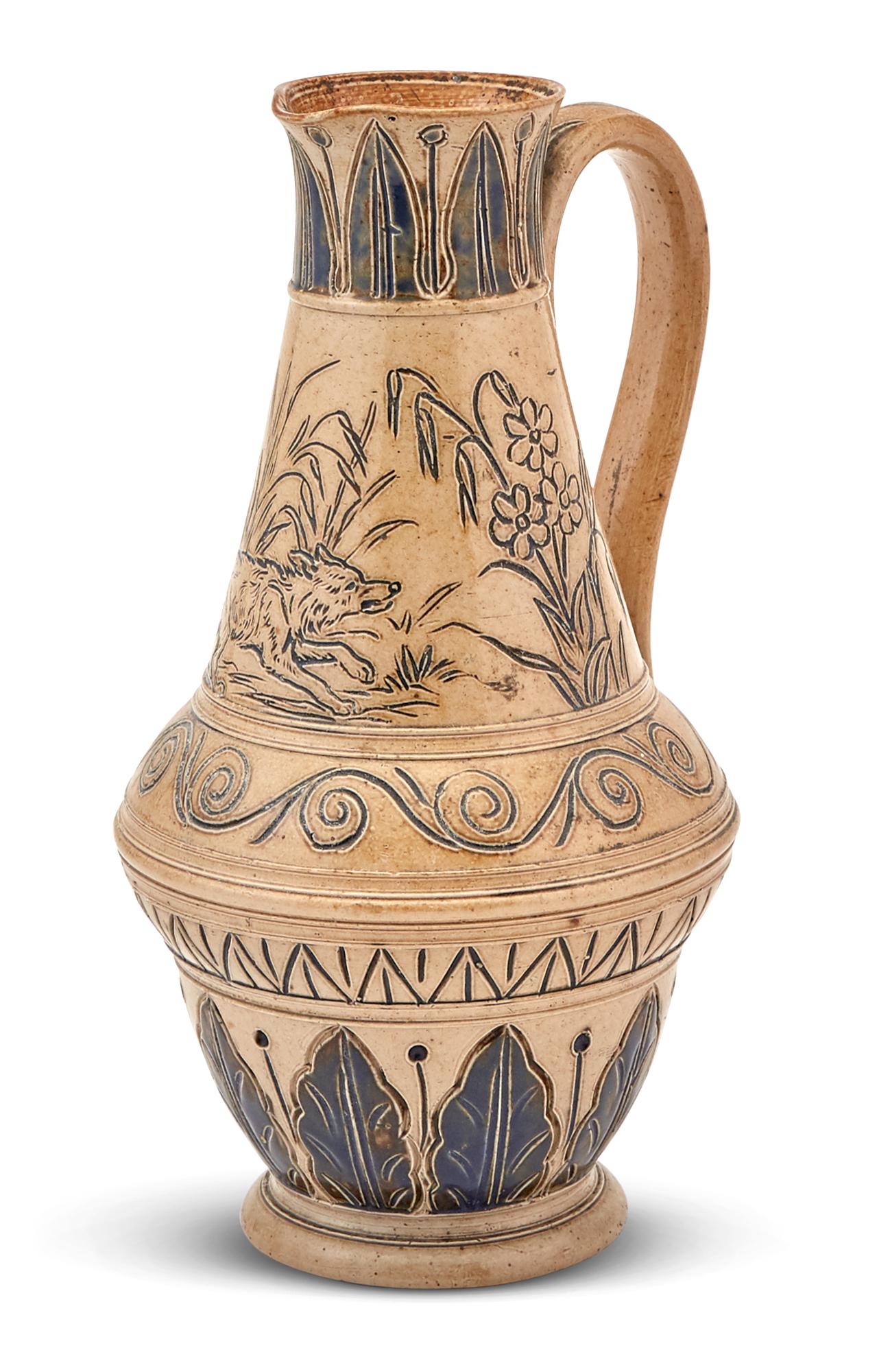 Doulton Lambeth Stoneware Pitcher (1 of 6)