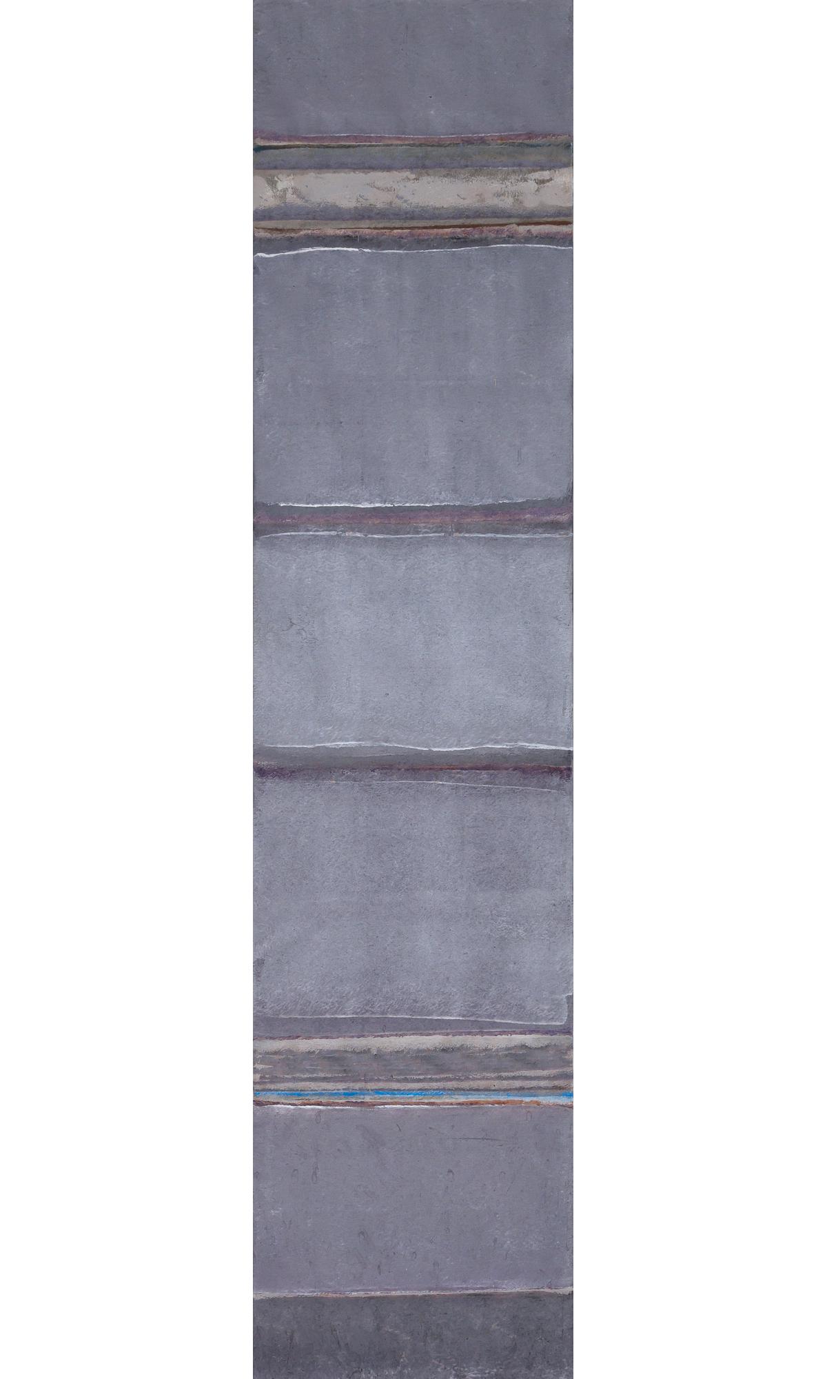 Willem de Looper Dutch/American, 1932-2009 #18 Painting, 1975: Willem de Looper Dutch/American, 1932-2009 #18 Painting, 1975 Signed and dated de Looper 12'75 on the reverse Acrylic on canvas 89 x 20 3/4 inches (203 x 52.7 cm) Unframed Provenance: Max Protetch Gal