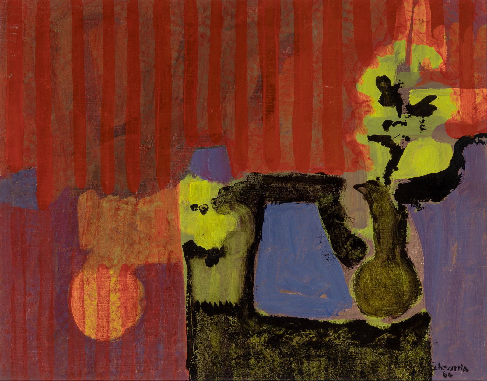 Enrique Echeverria Mexican, 1923-1972 Flores Amarillas, 1965-66 (1 of 4)