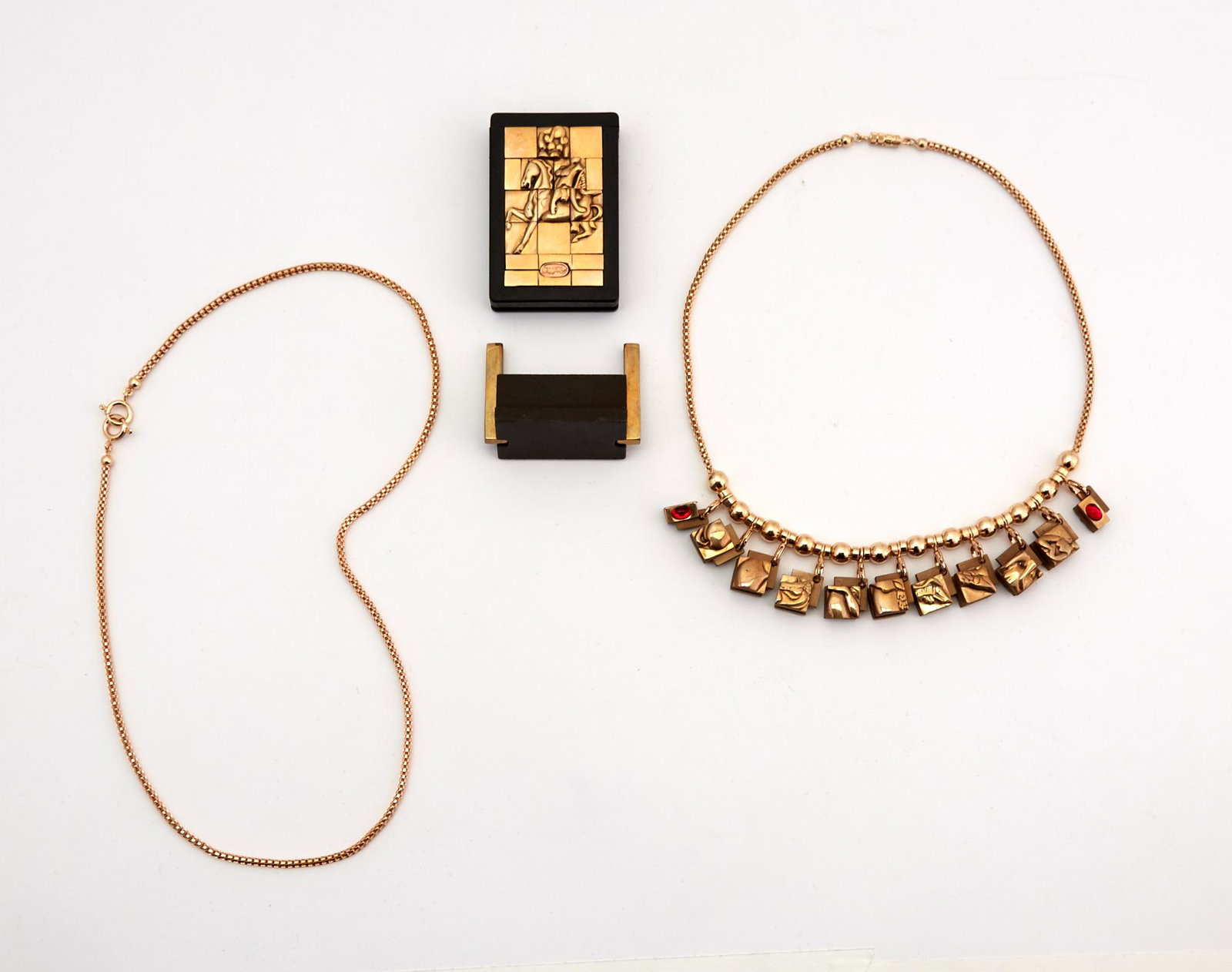 Miguel Berrocal Spanish, 1933-2006 (i) Manymorehorses (ii) Micro David-off: Two (1 of 5)