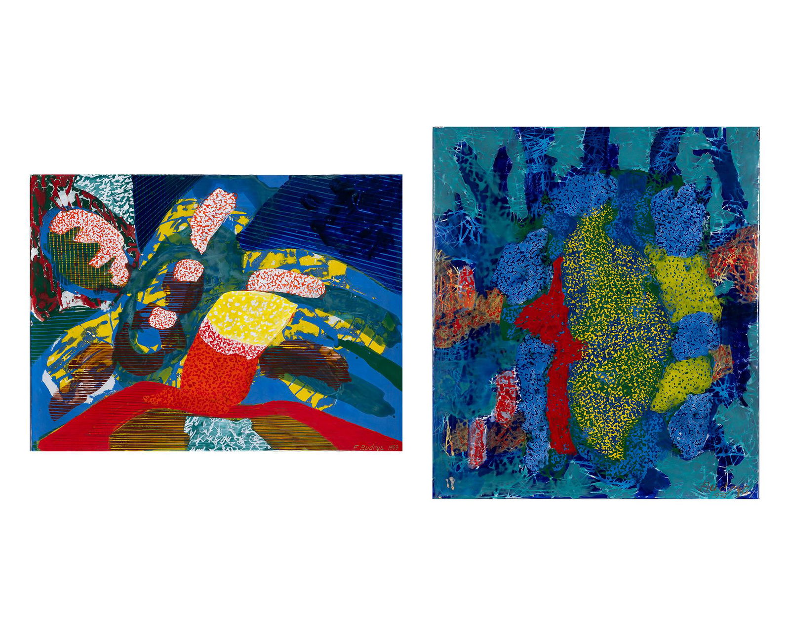 Eugenijus Mindaugas Budrys Lithuanian, 1925-2007 Two works (1 of 9)