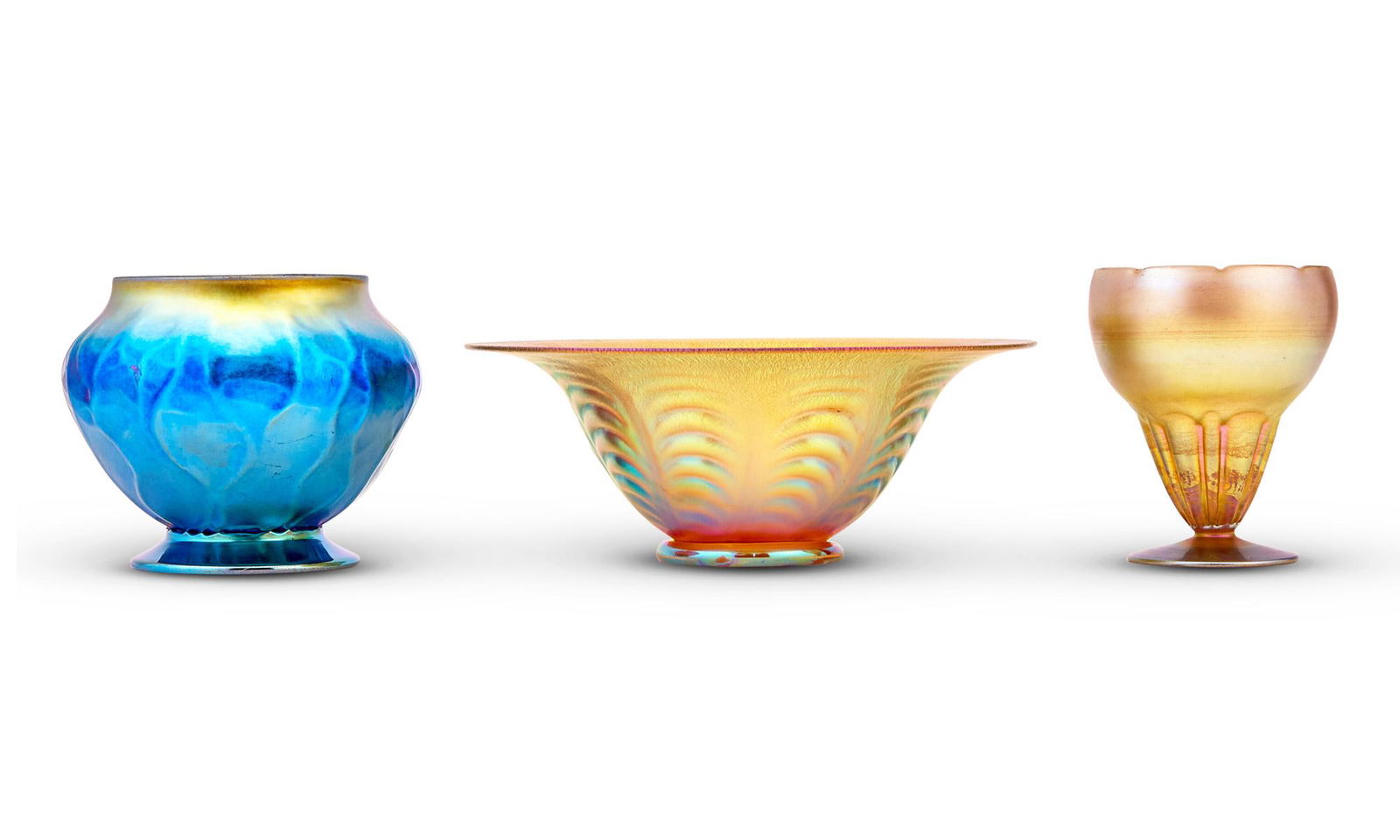 Group of Three A. Douglas Nash Corporation Glass Table Articles (1 of 3)