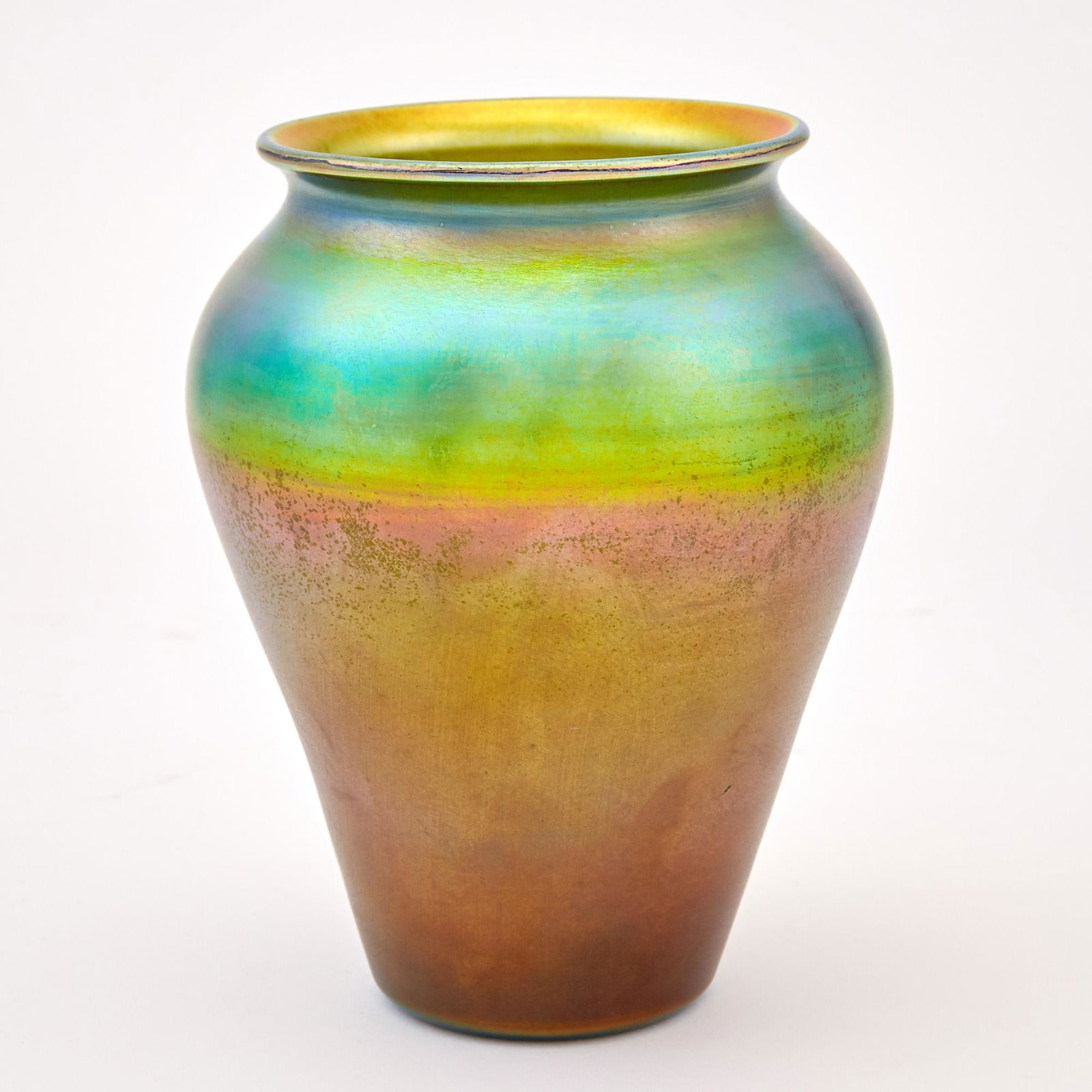 Quezal Art Glass and Decorating Co. Glass Vase (1 of 3)