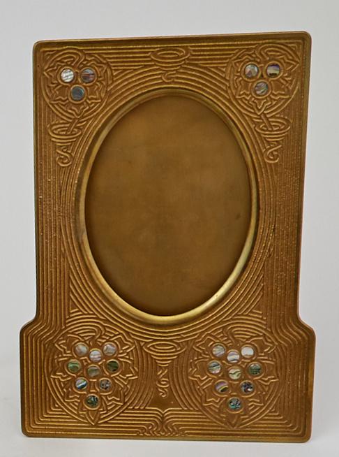 Tiffany Studios Gilt-Bronze Photograph Frame (1 of 2)
