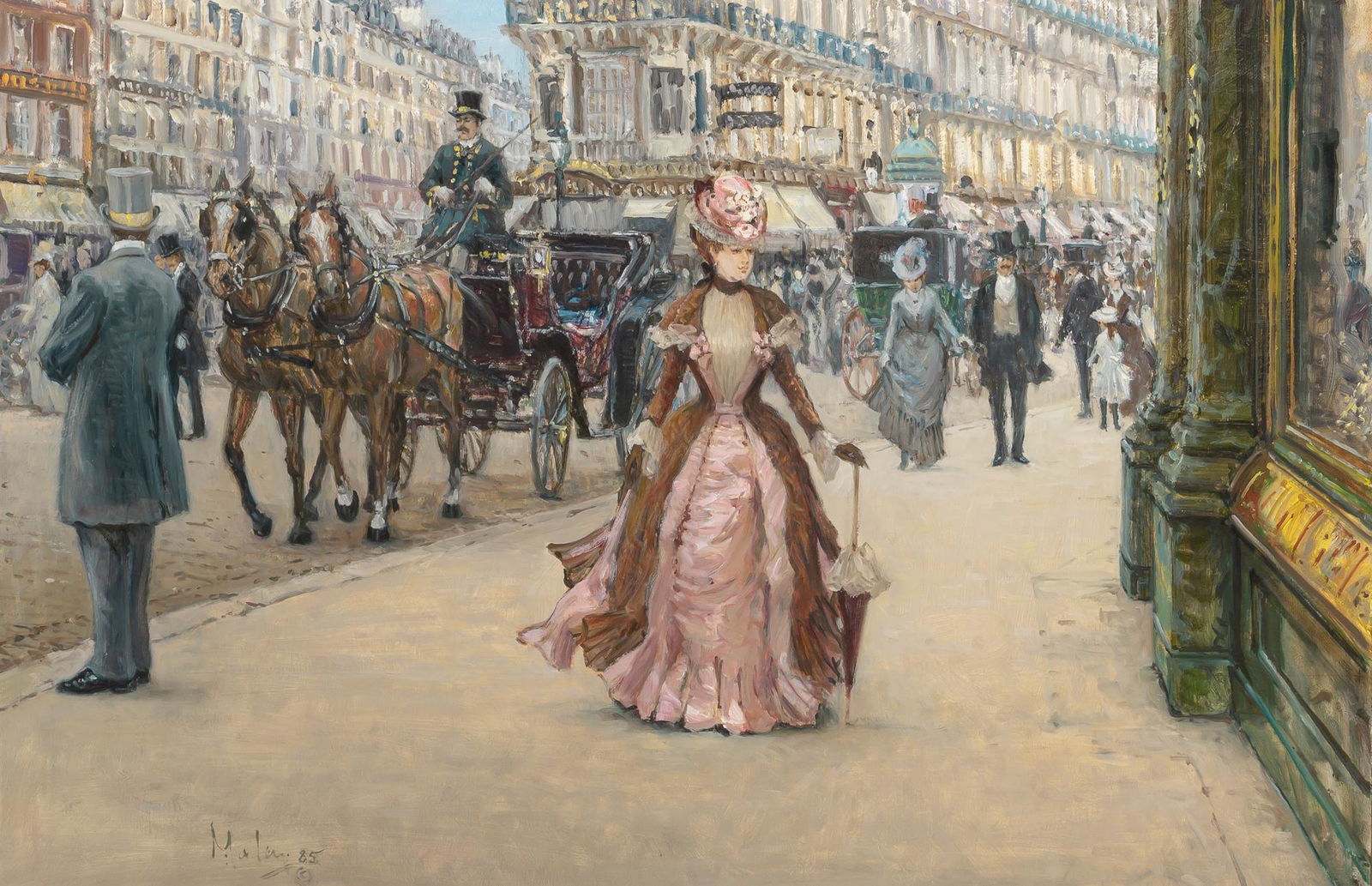 Alan Maley American/English, 1931-1995 Passing Elegance, 1985 (1 of 4)