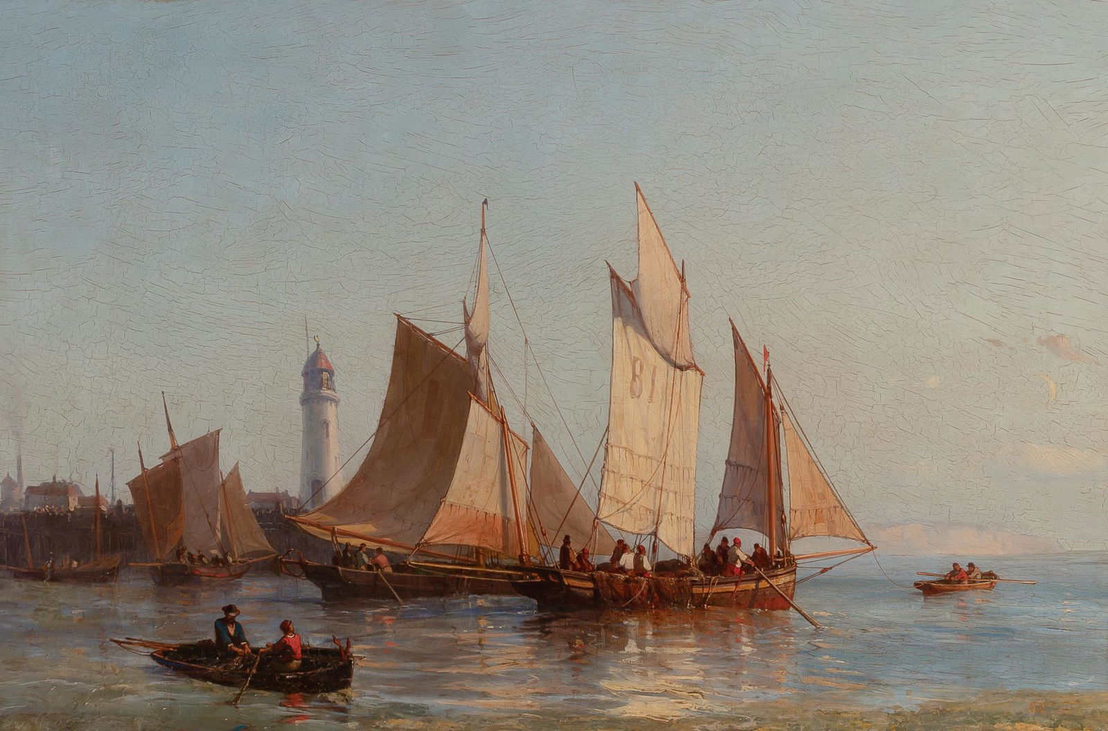 19th Century School Mediterranean Scene (1 of 3)