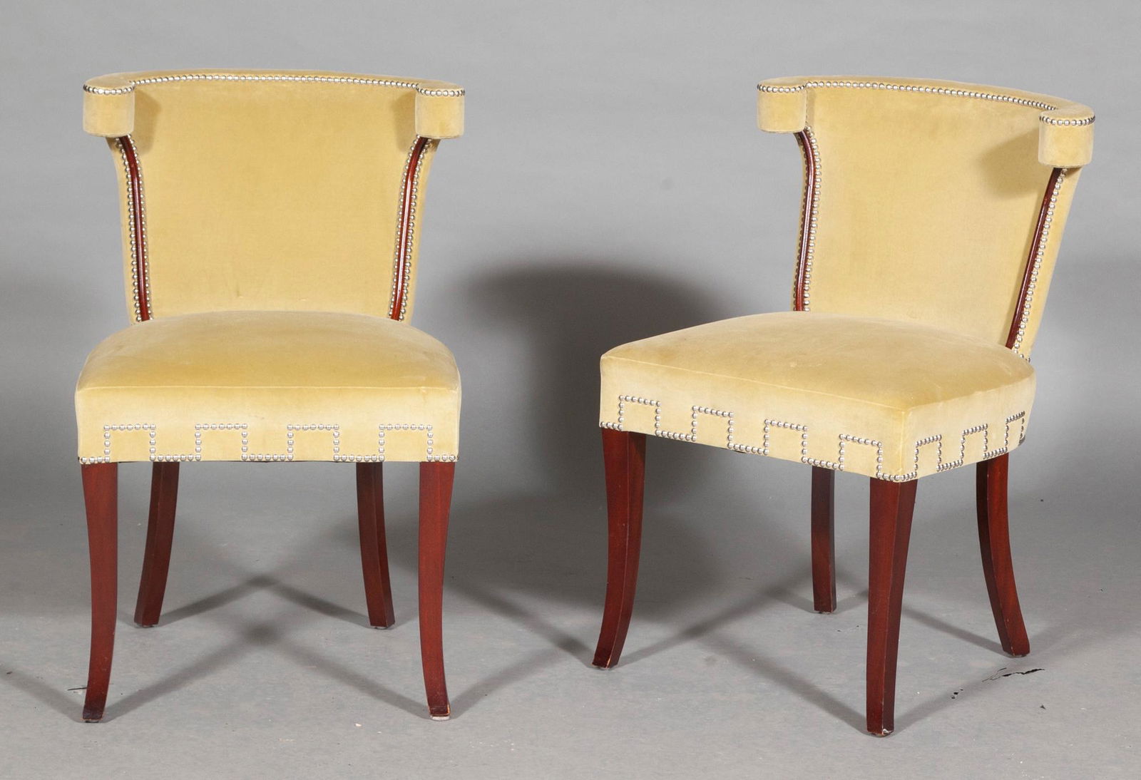 Set of Eight Upholstered Dining Chairs (1 of 6)