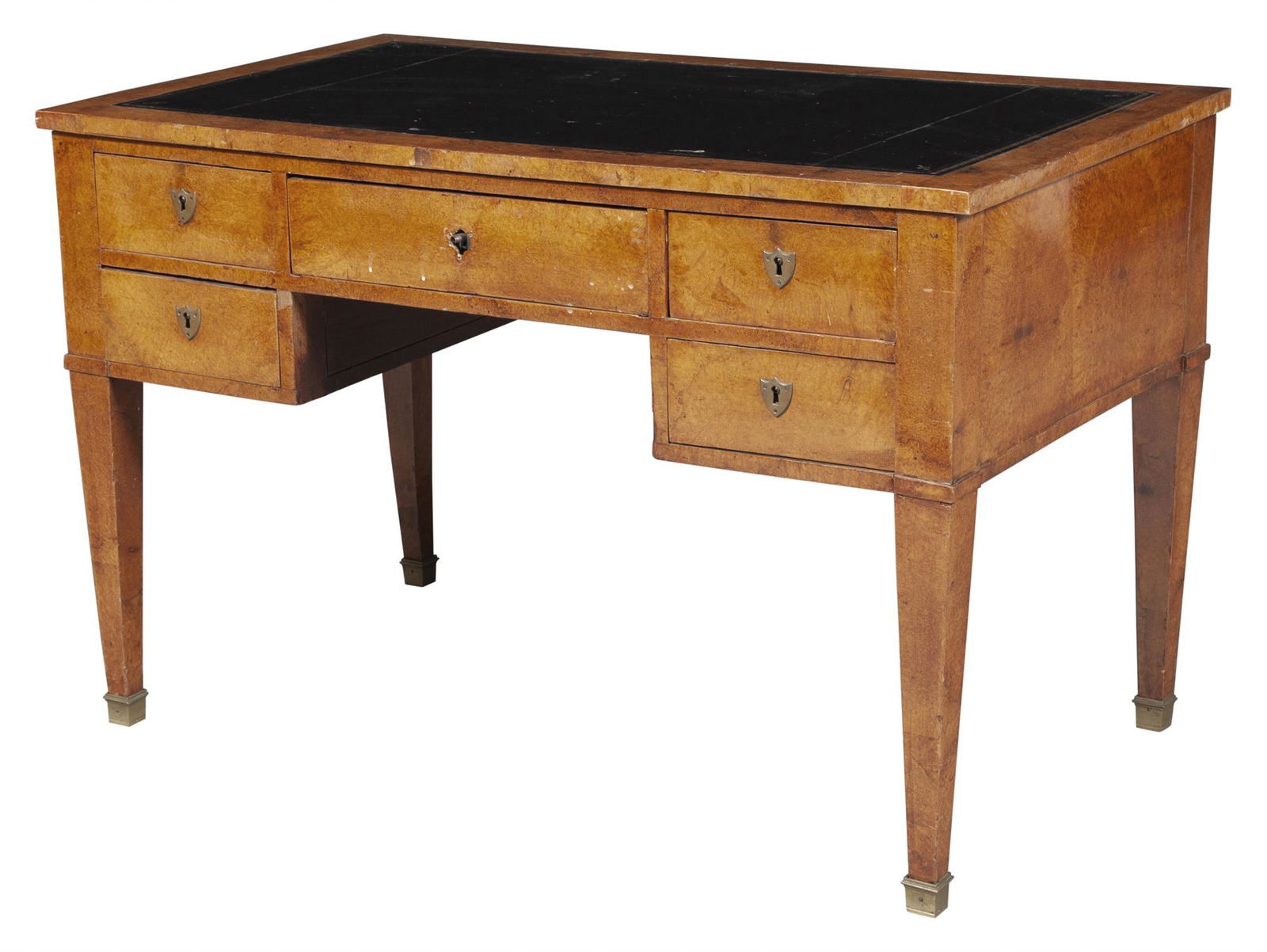 Biedermeier Burl Walnut Writing Table (1 of 5)
