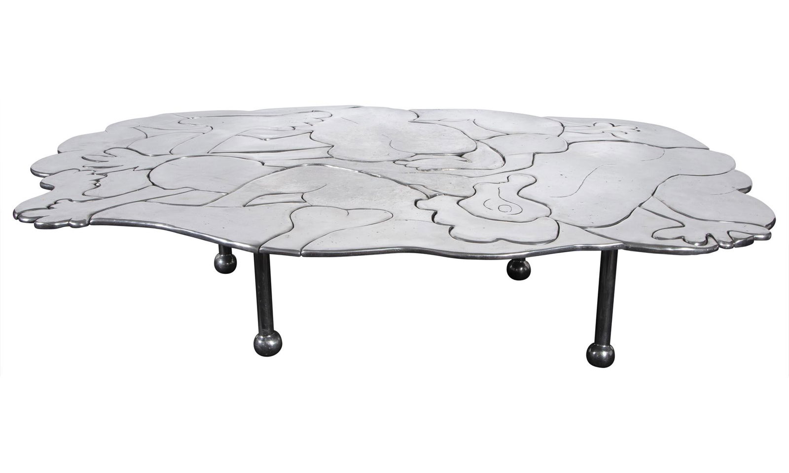 Chris Wolston Cast Aluminum Chicharron Low Table (1 of 8)