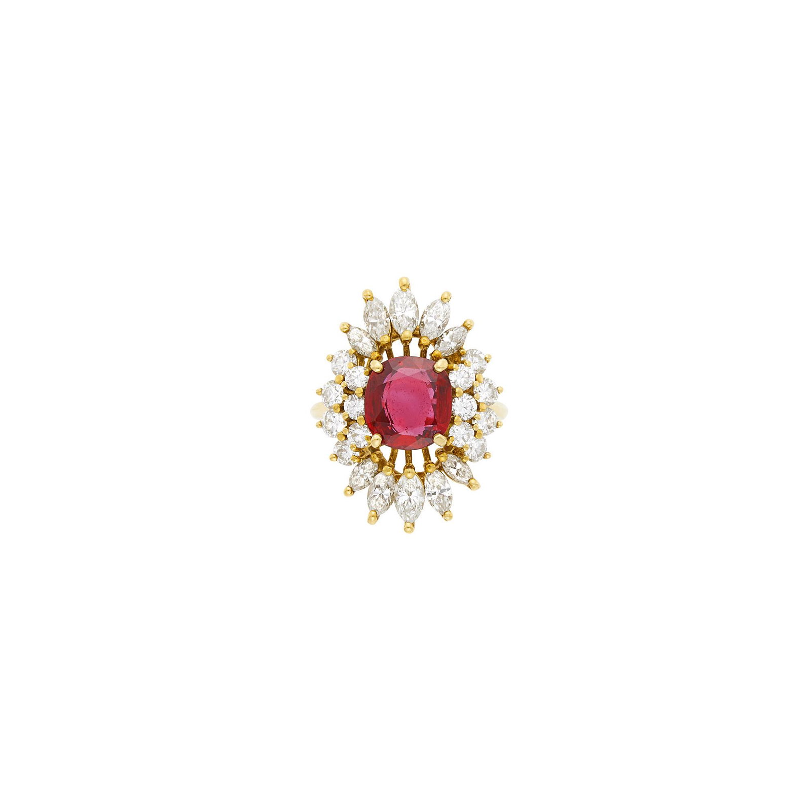 Gold, Ruby and Diamond Ring (1 of 4)
